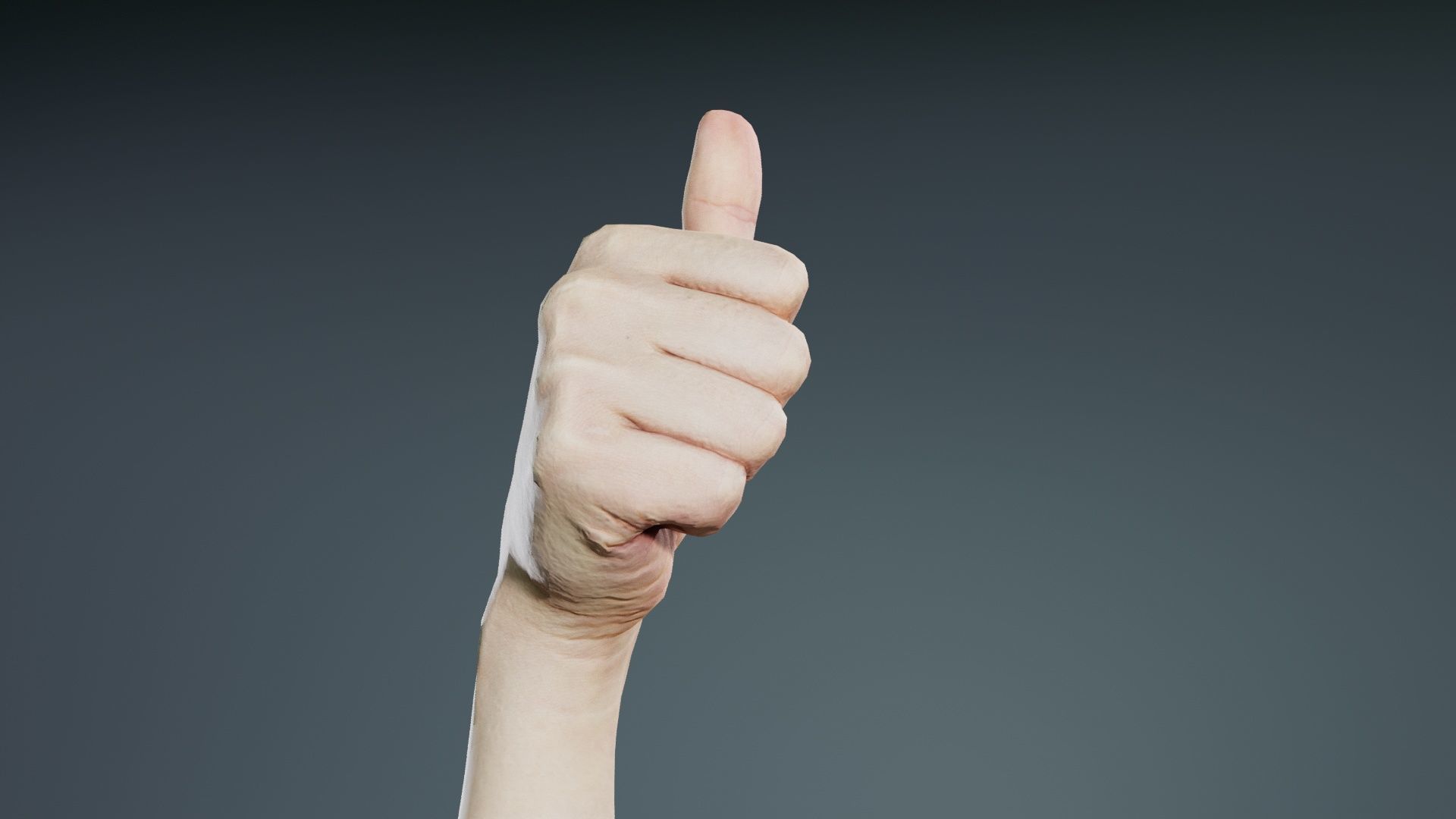 Number 10 Low-poly 3D model_6