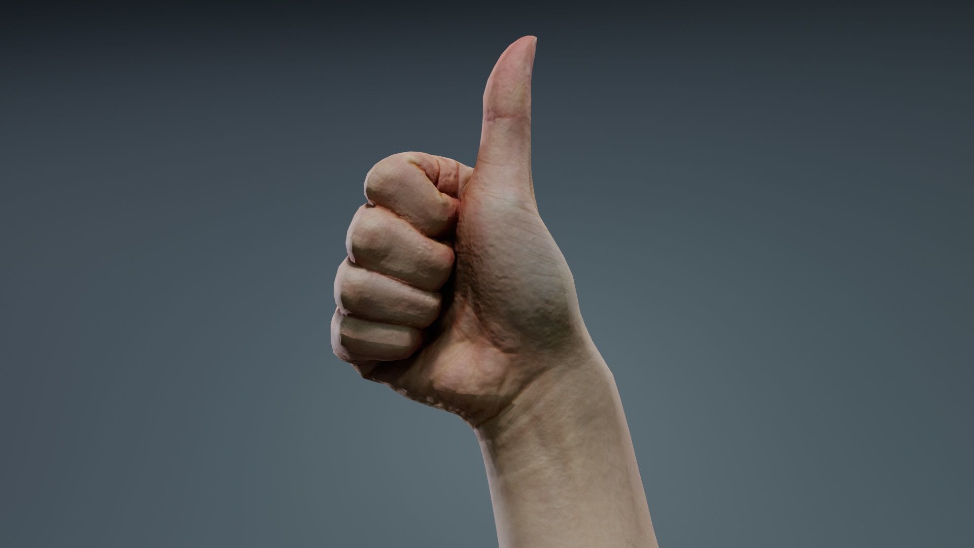 Number 10 Low-poly 3D model_4