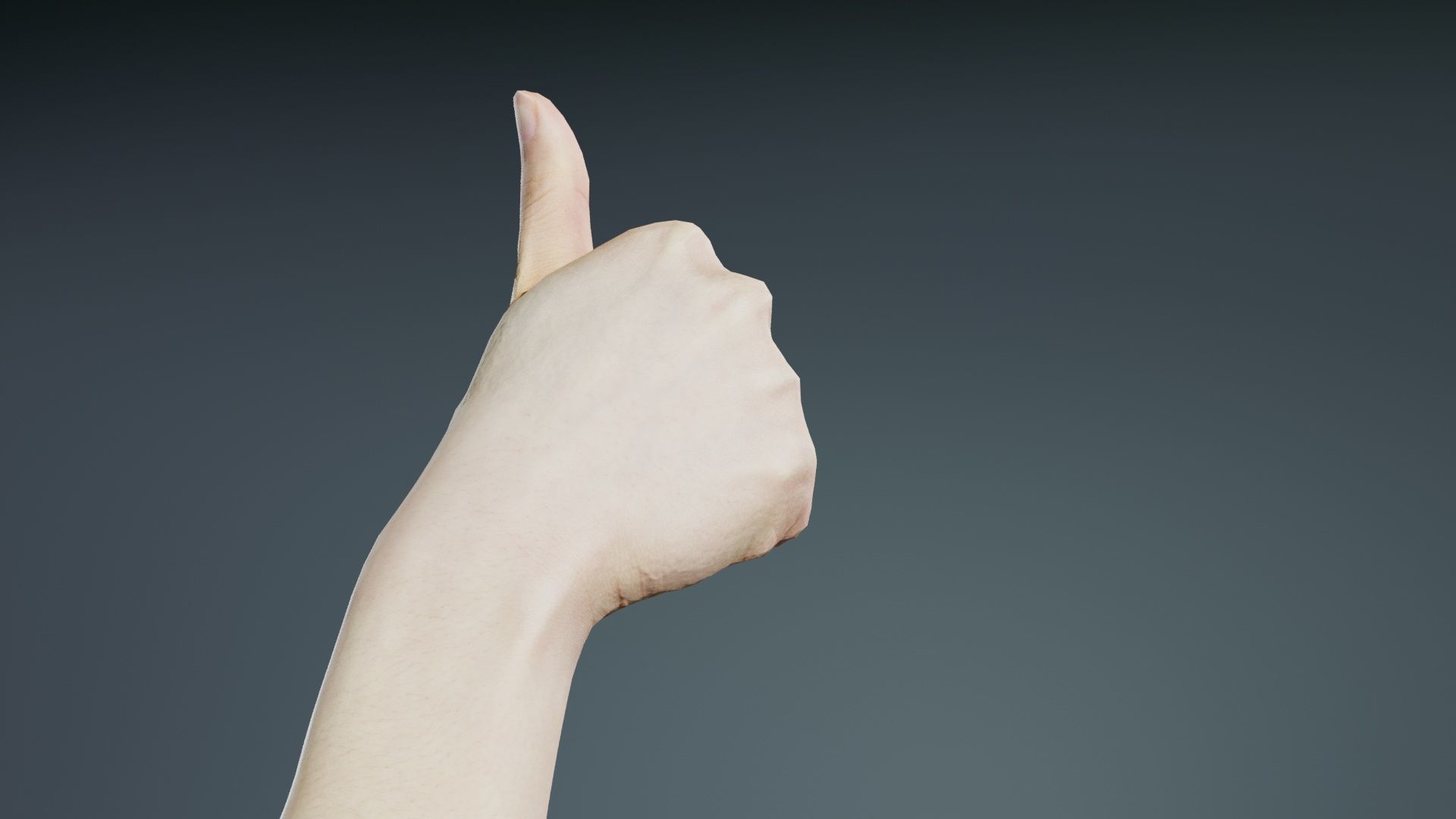 Number 10 Low-poly 3D model_2