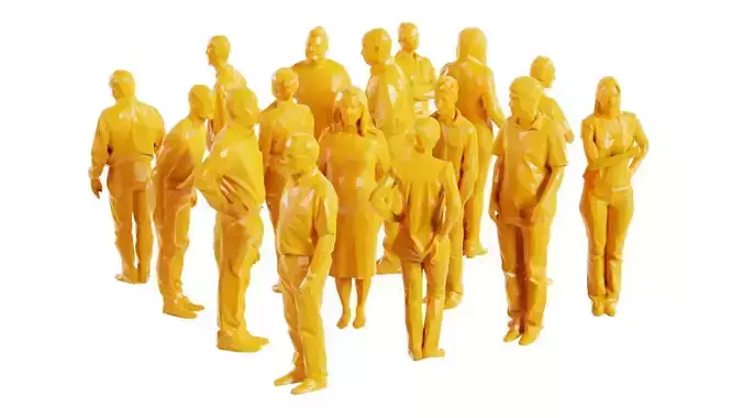 Low Poly Persons 1 Low-poly 3D model
