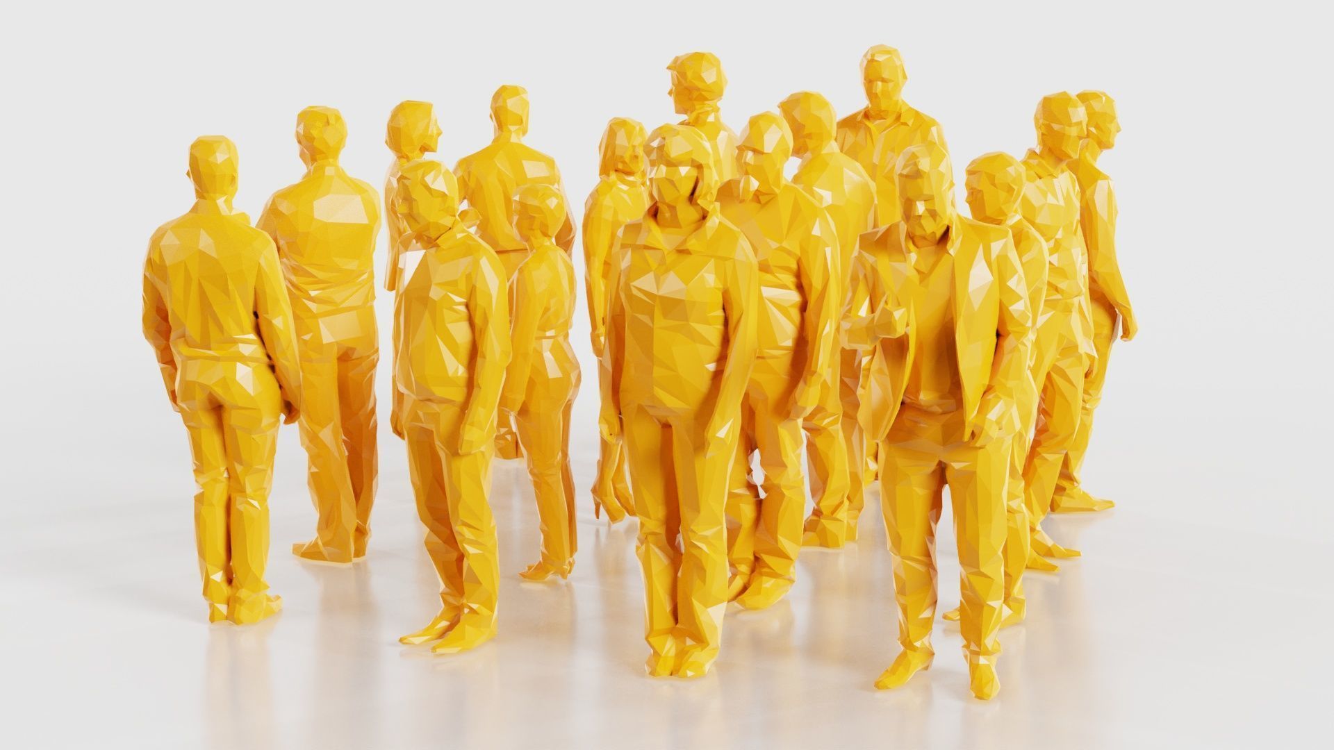 Low Poly Persons 10 Low-poly 3D model_24