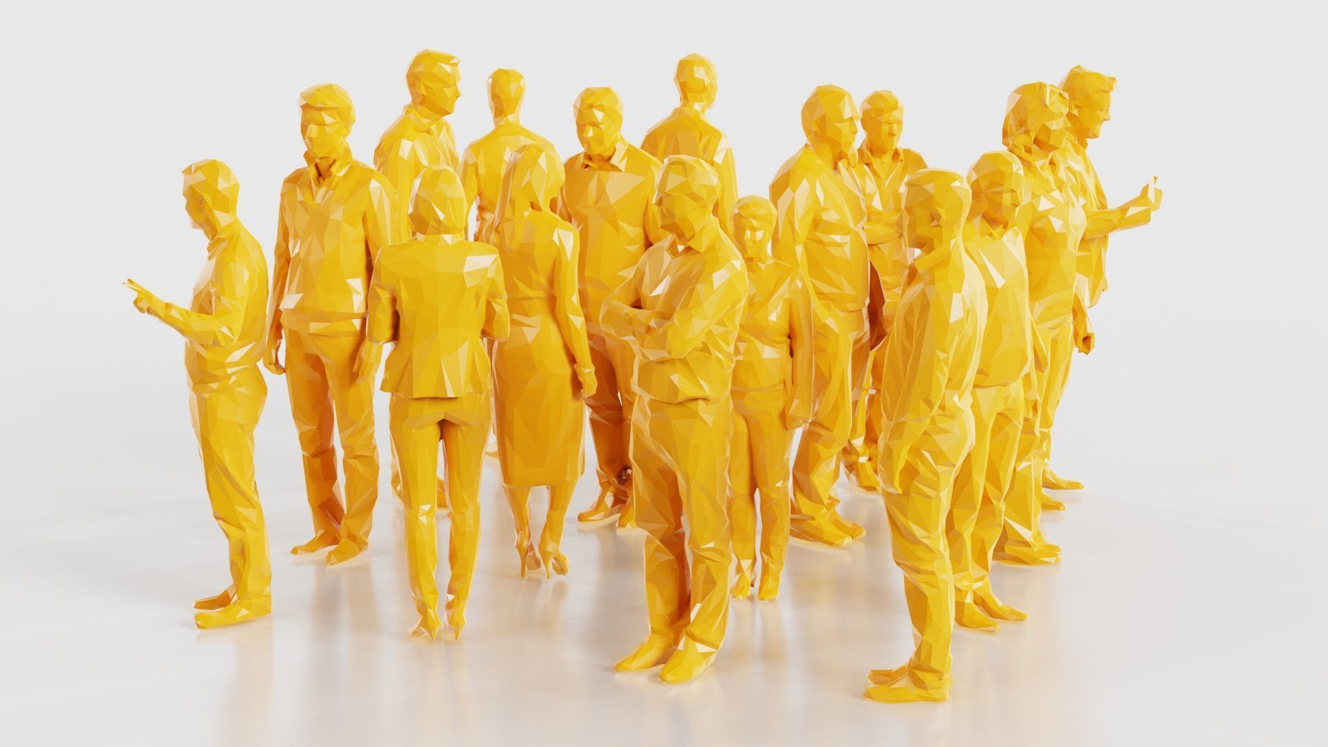 Low Poly Persons 10 Low-poly 3D model_15