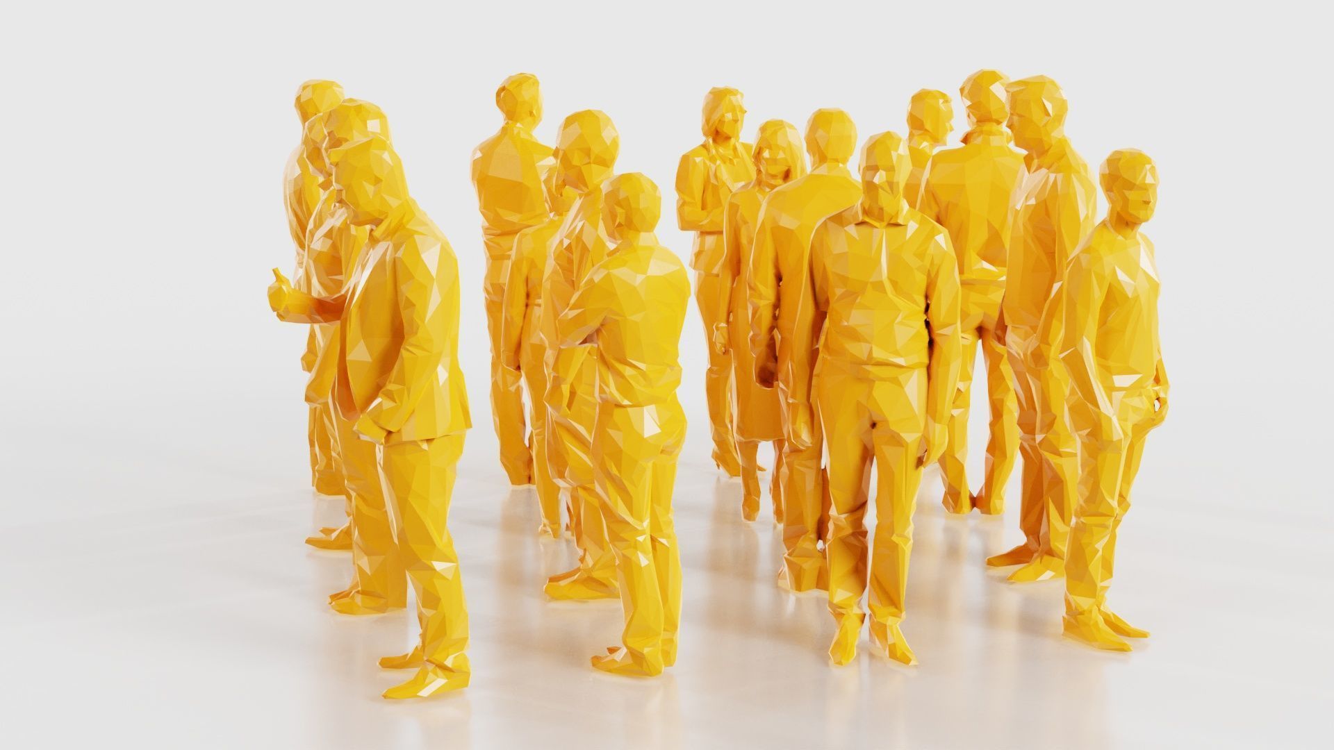 Low Poly Persons 10 Low-poly 3D model_22