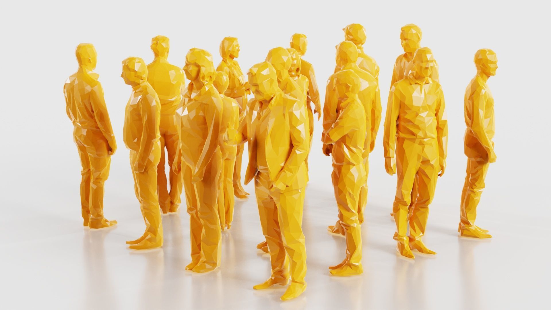 Low Poly Persons 10 Low-poly 3D model_23