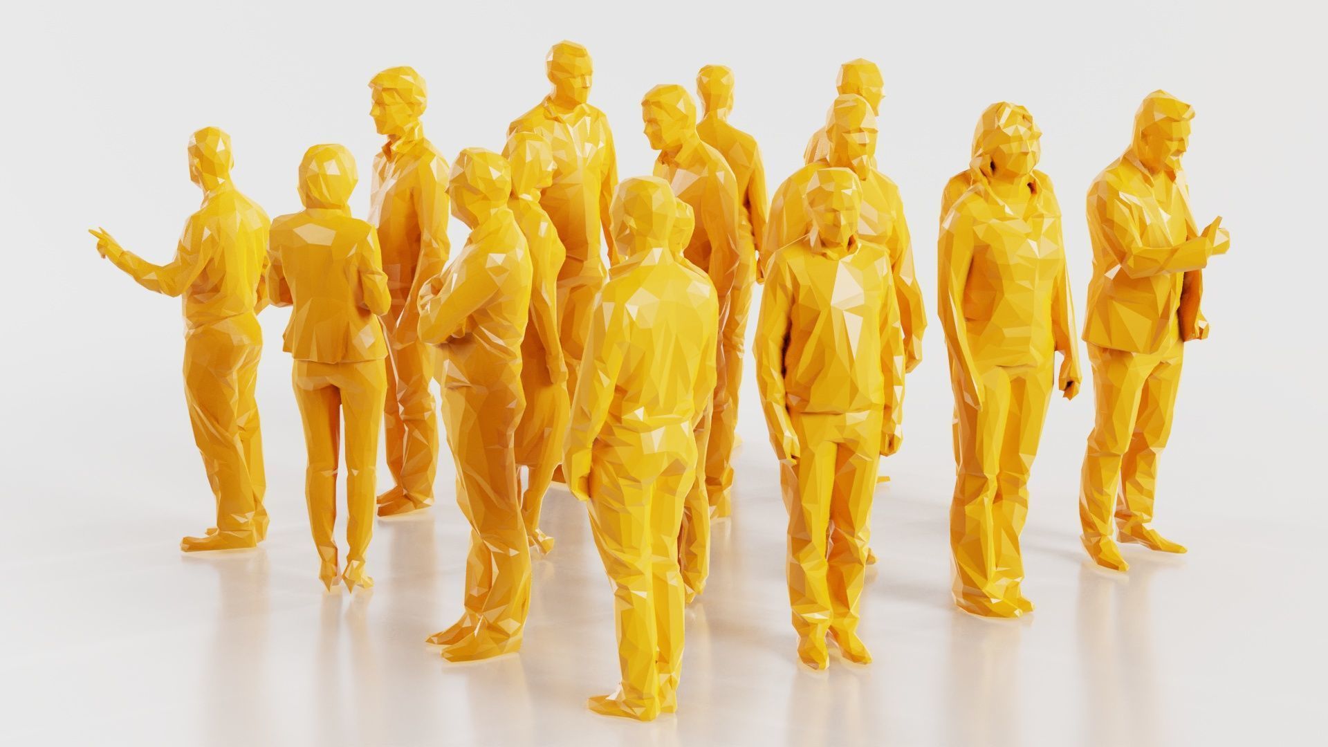 Low Poly Persons 10 Low-poly 3D model_5