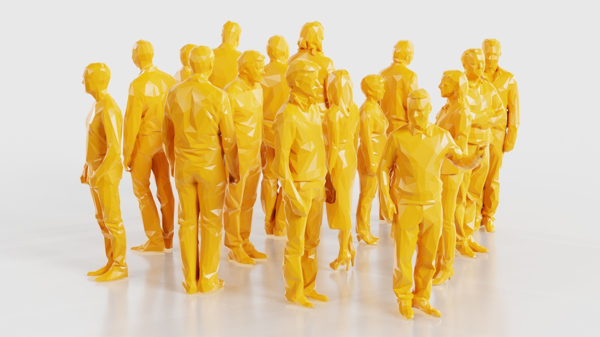 Low Poly Persons 10 Low-poly 3D model_18