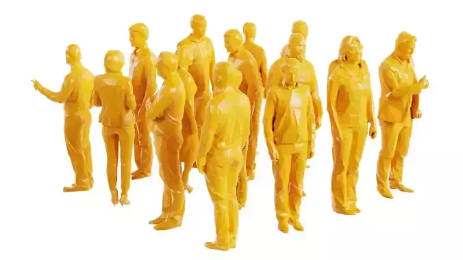 Low Poly Persons 10 Low-poly 3D model