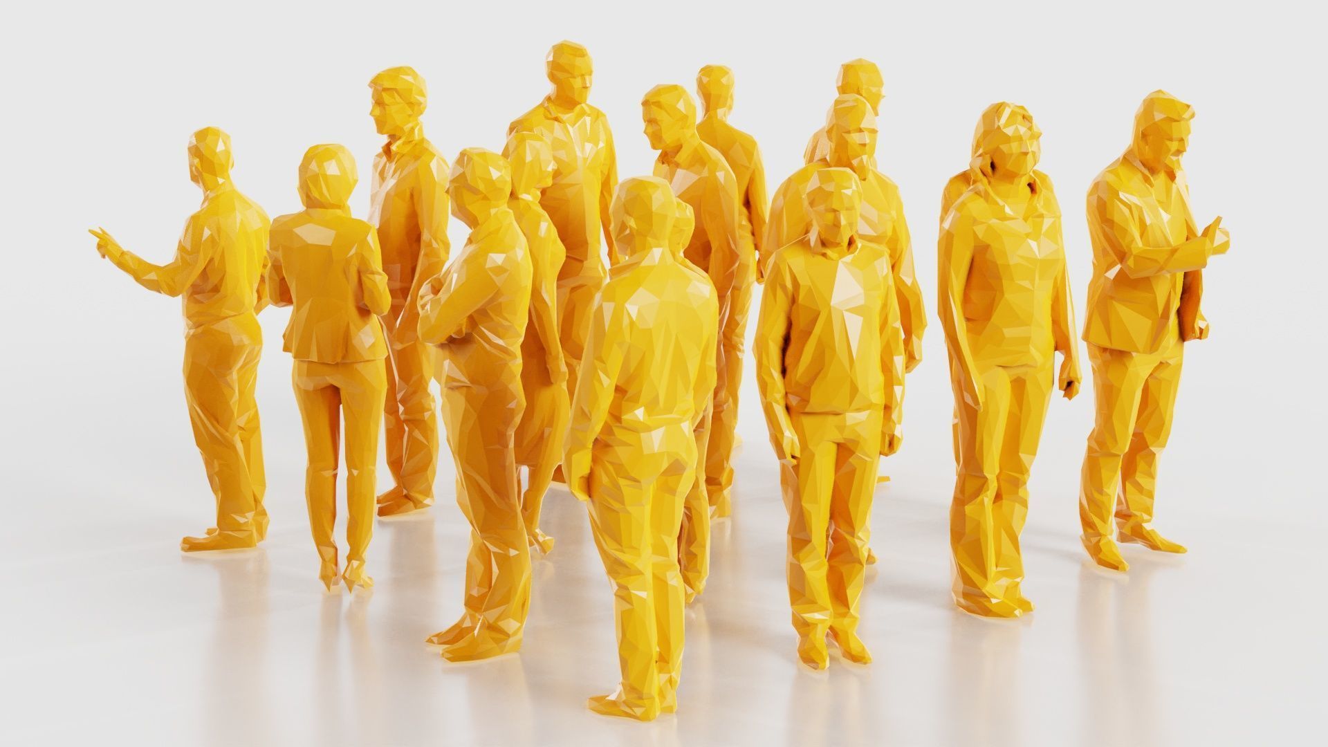 Low Poly Persons 10 Low-poly 3D model_14