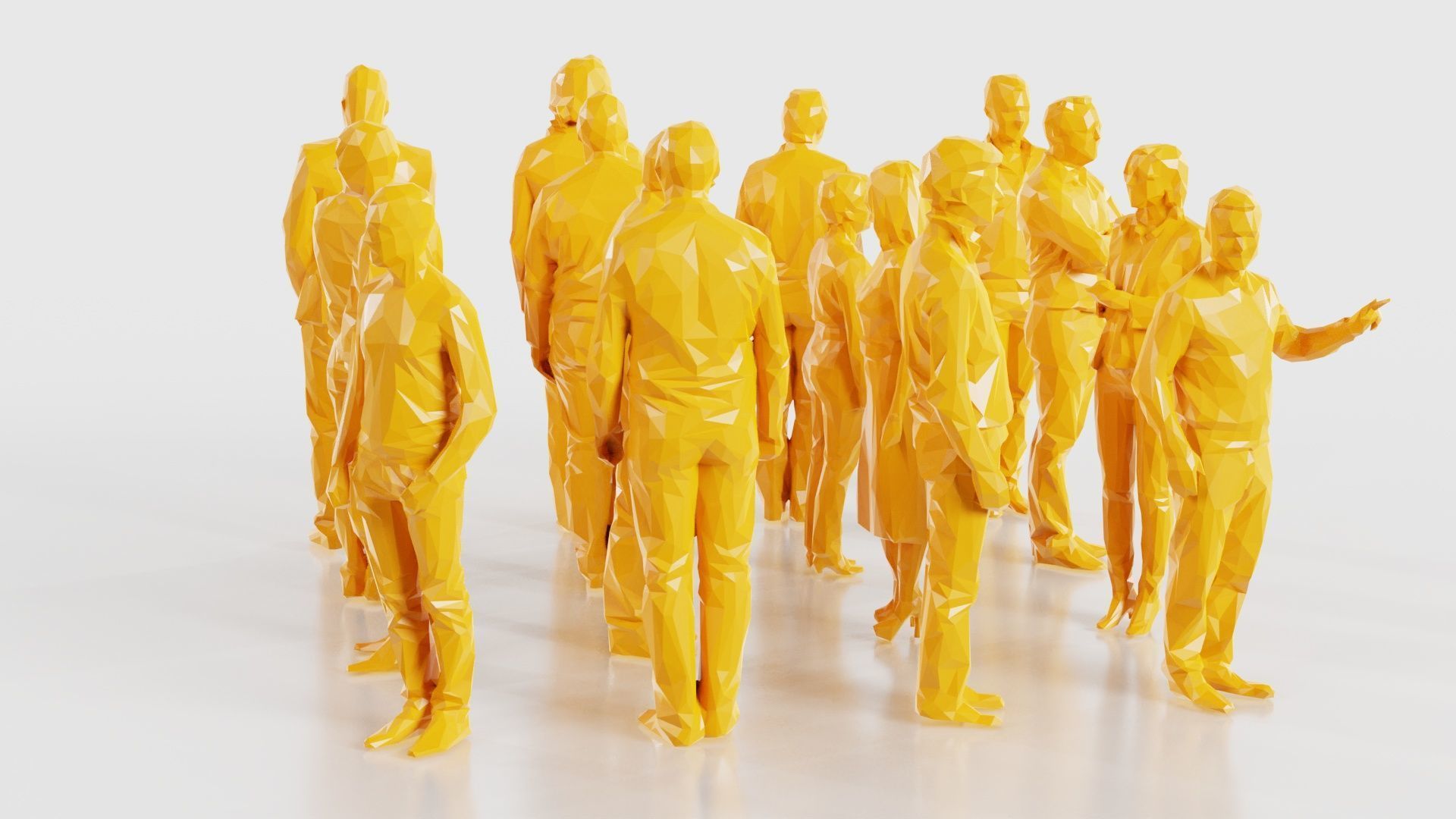 Low Poly Persons 10 Low-poly 3D model_19