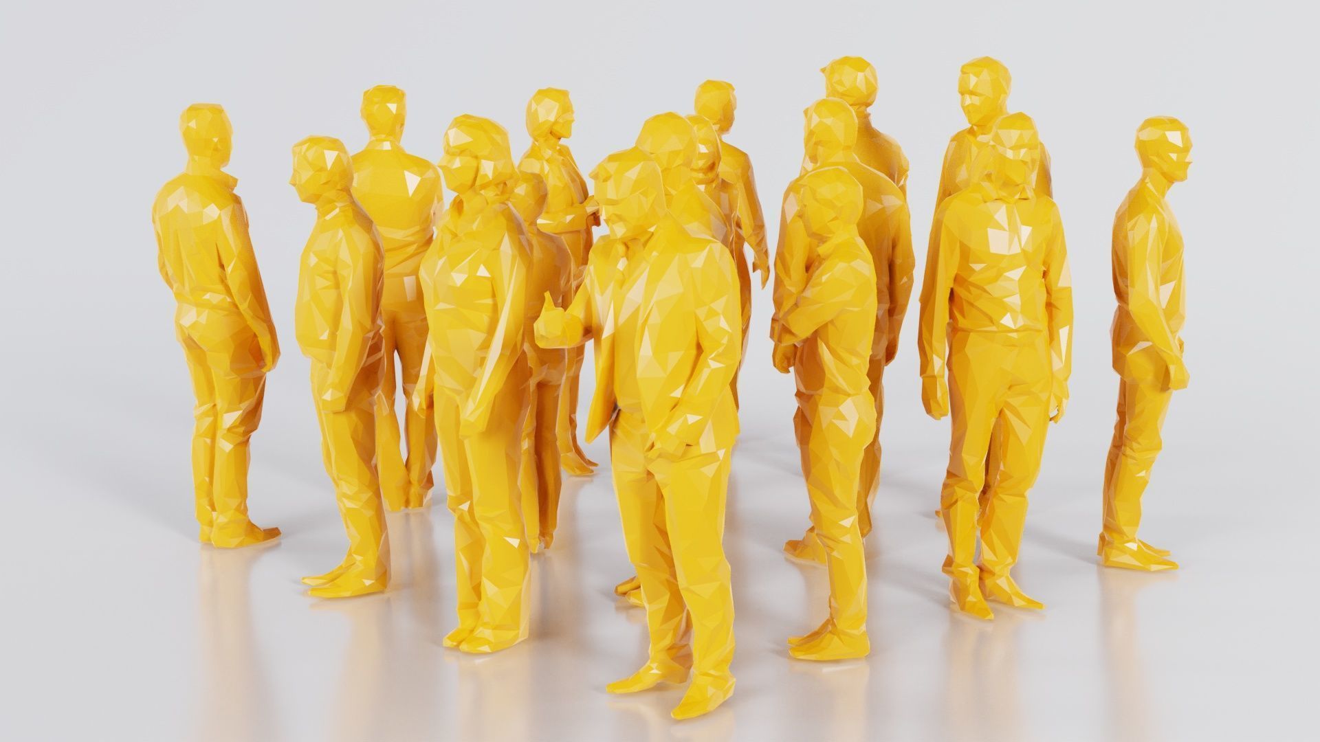 Low Poly Persons 10 Low-poly 3D model_8