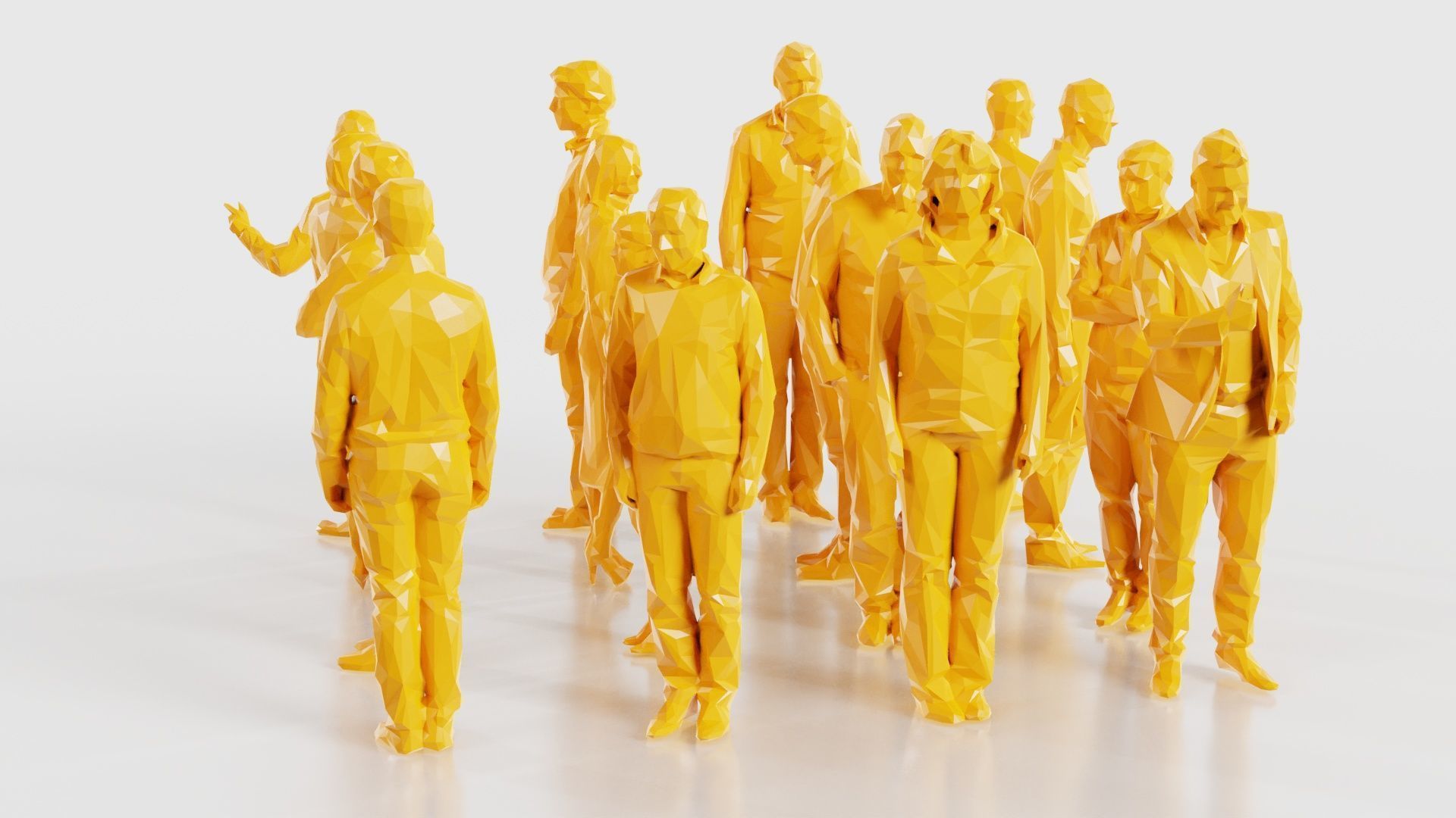 Low Poly Persons 10 Low-poly 3D model_25