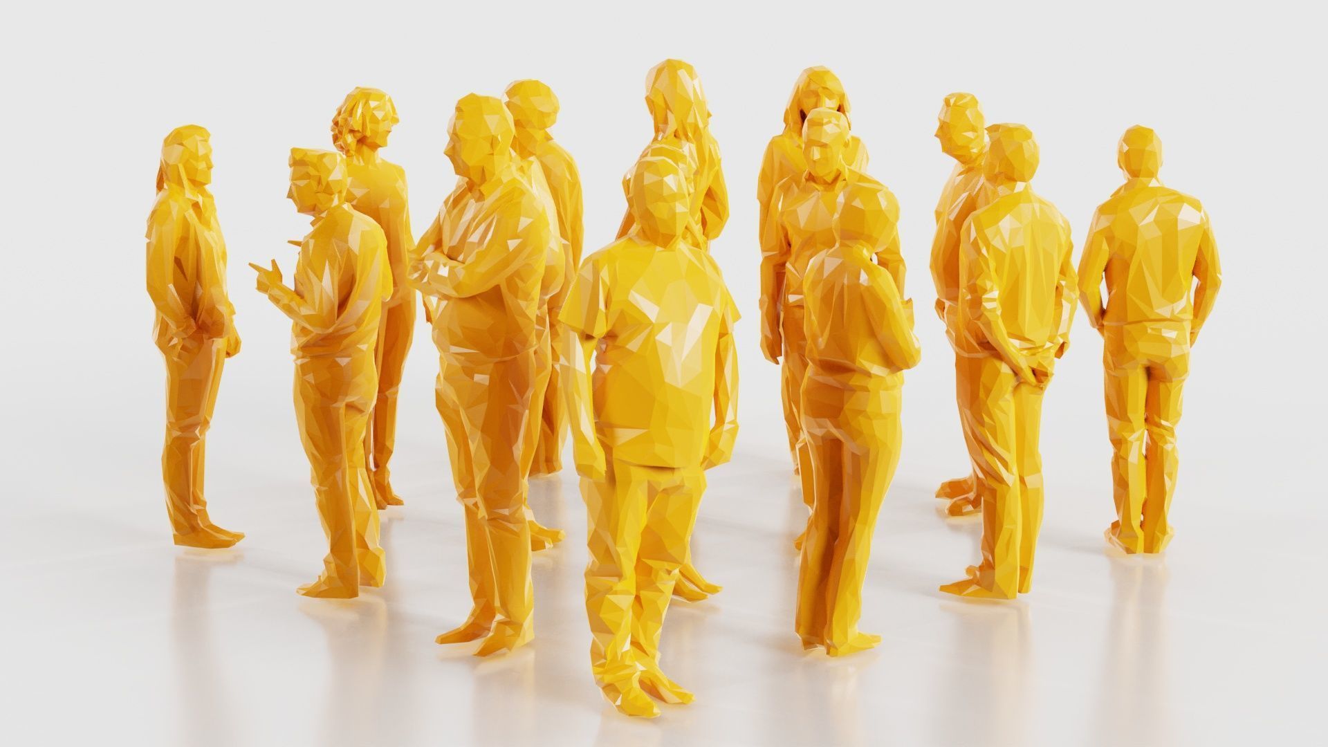 Low Poly Persons 12 Low-poly 3D model_20