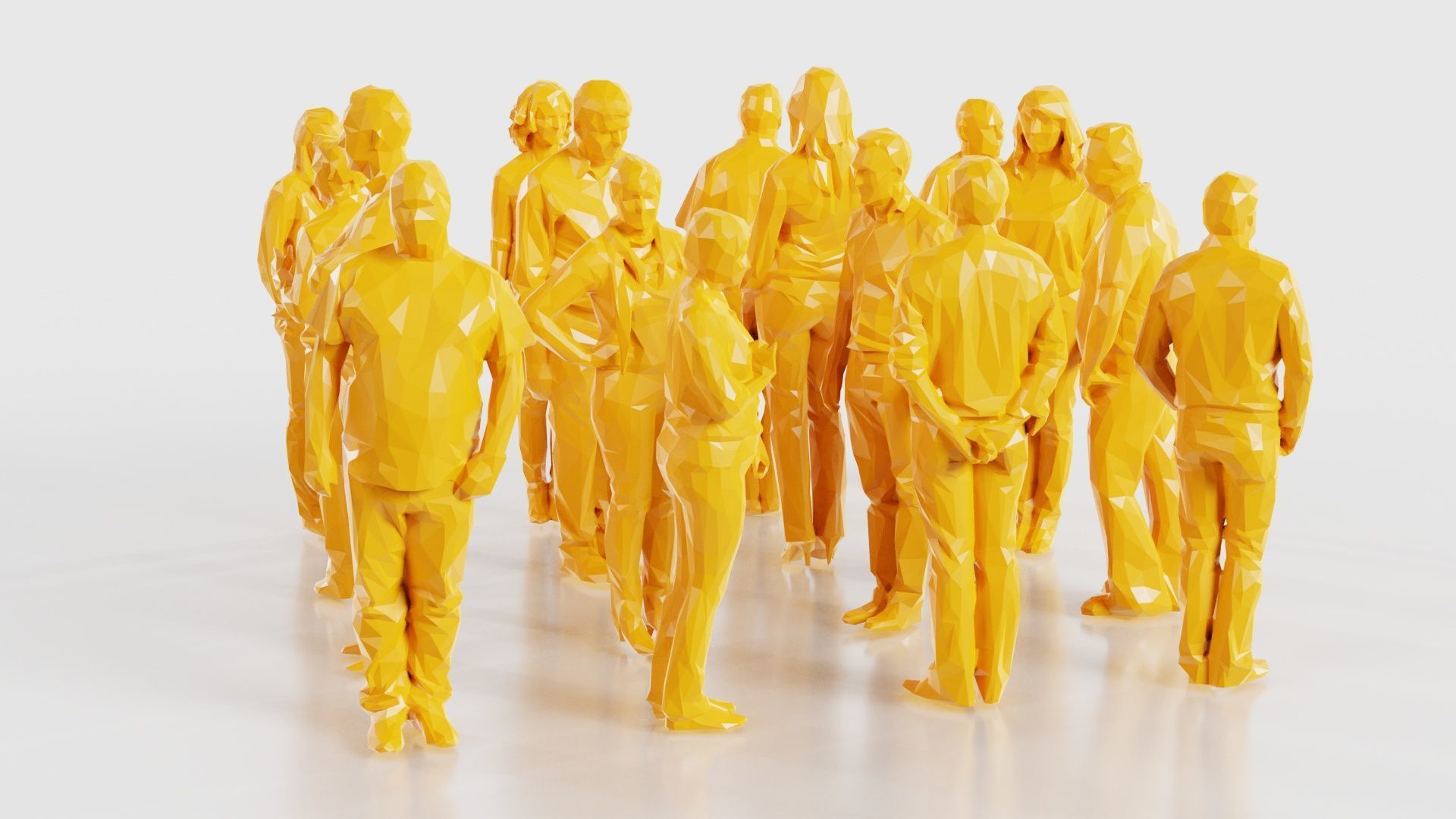 Low Poly Persons 12 Low-poly 3D model_19