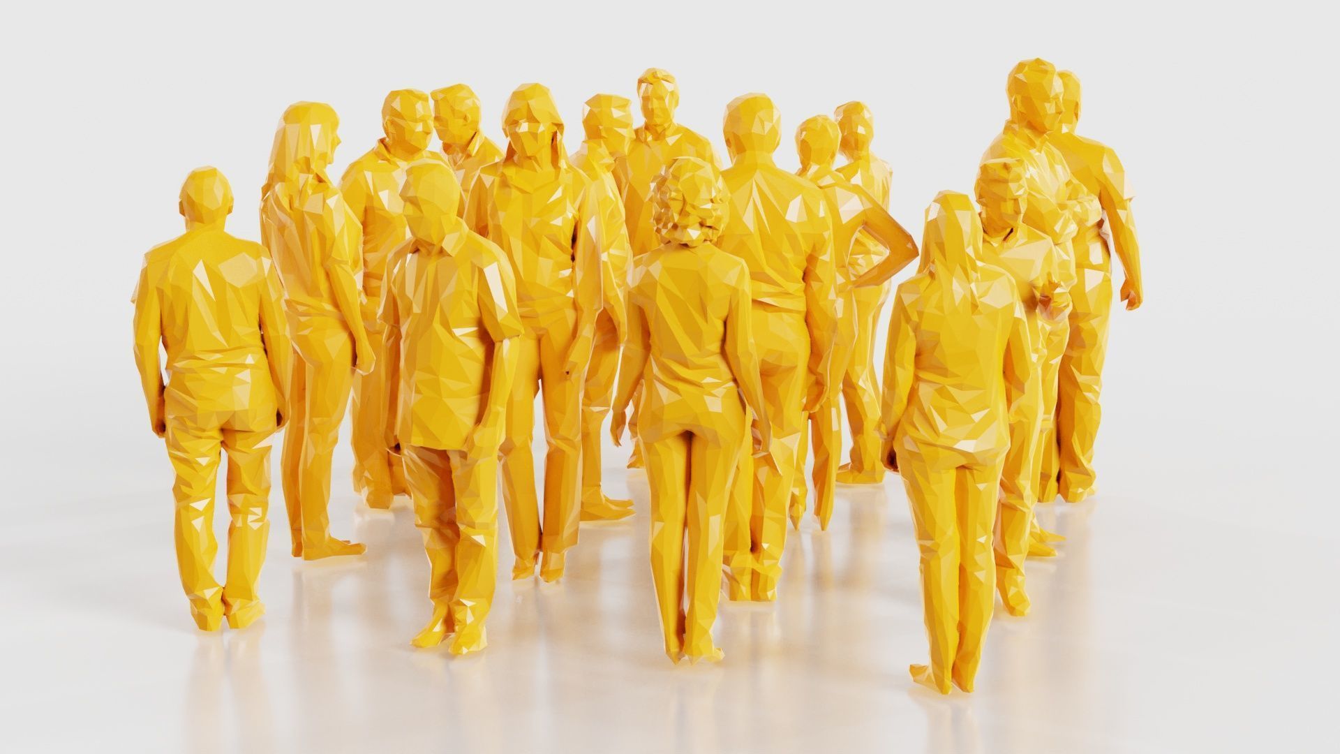 Low Poly Persons 12 Low-poly 3D model_24