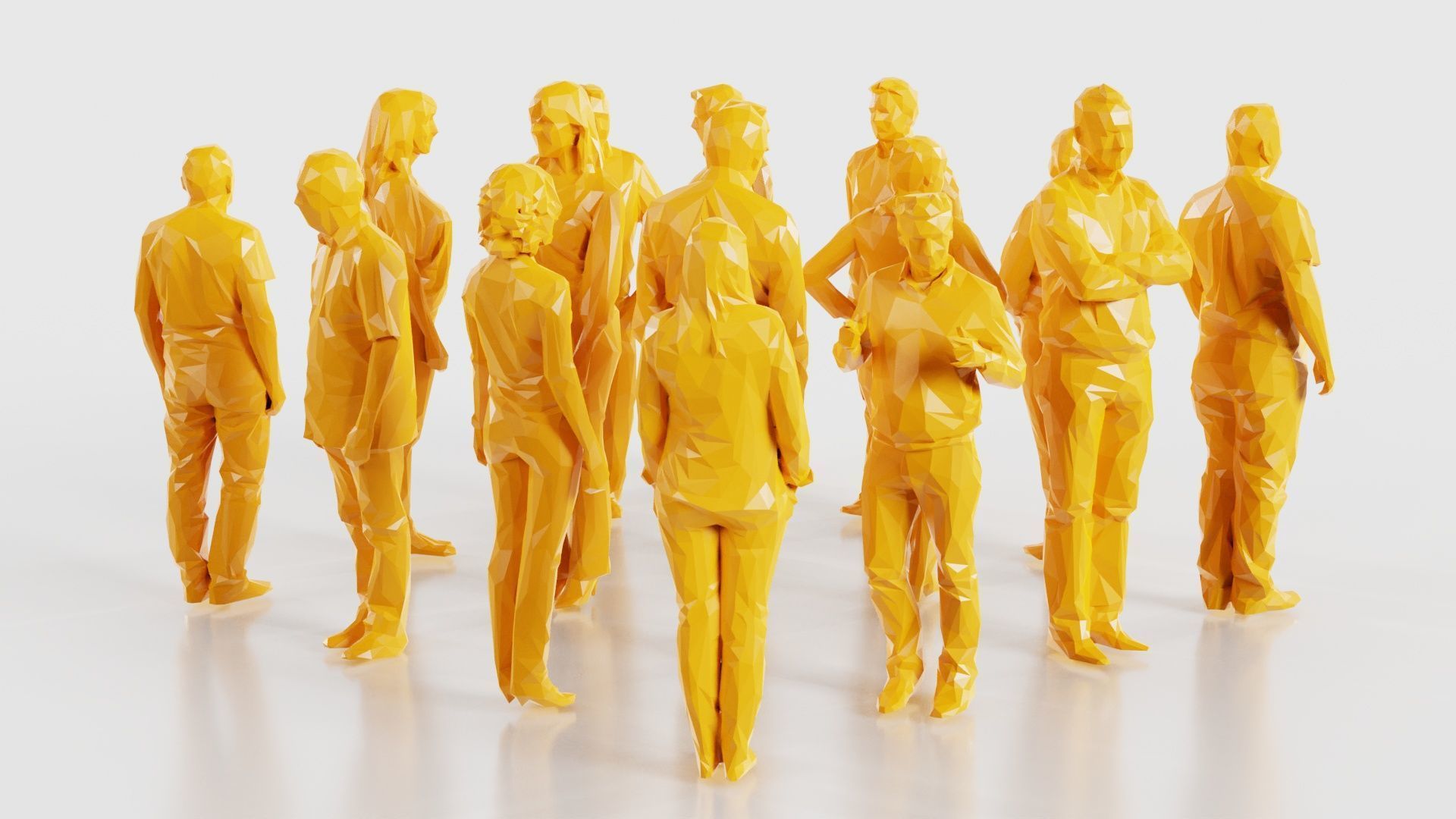 Low Poly Persons 12 Low-poly 3D model_23