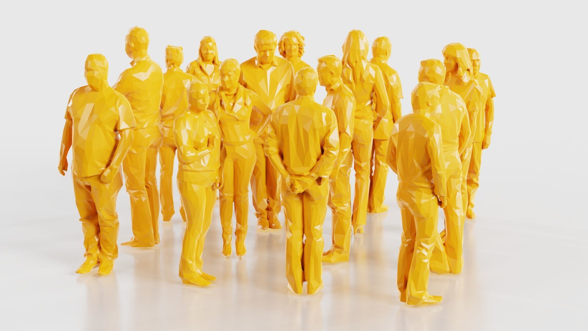 Low Poly Persons 12 Low-poly 3D model_18