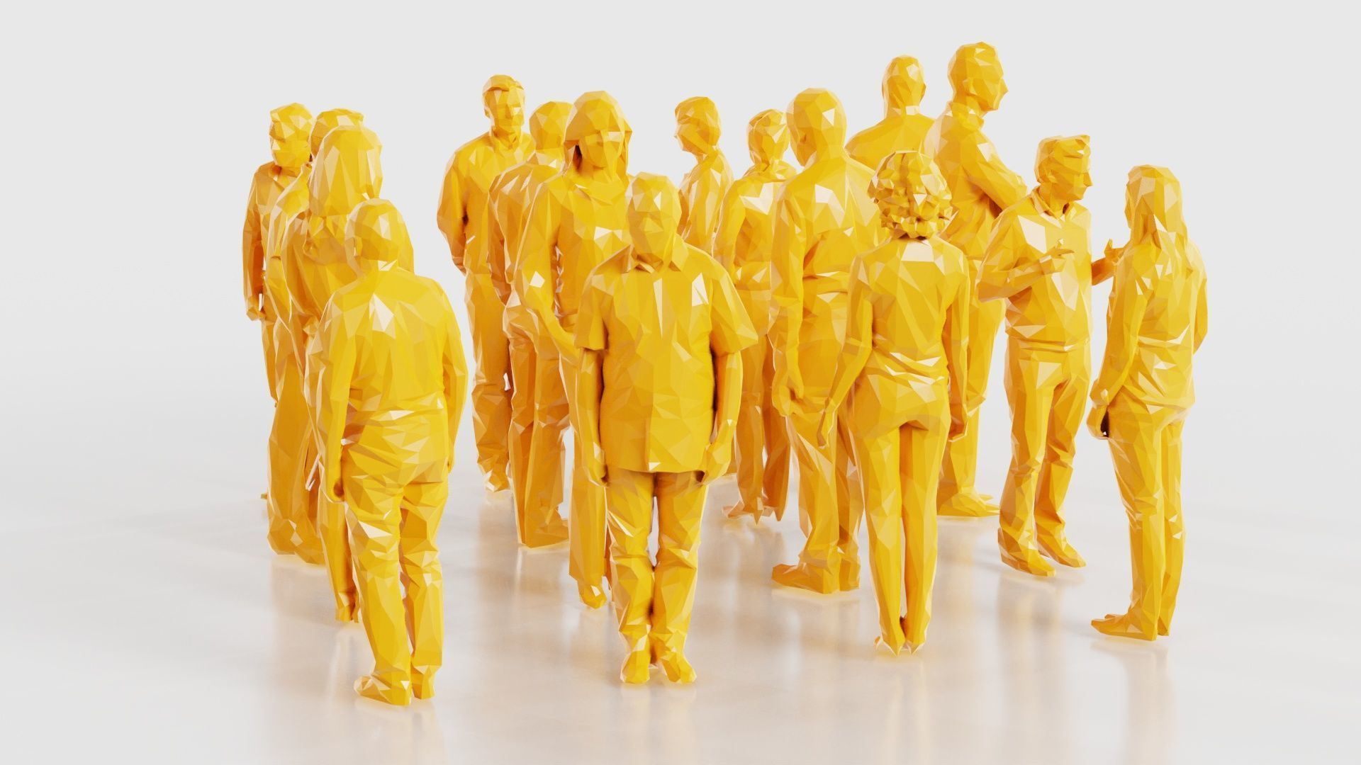 Low Poly Persons 12 Low-poly 3D model_25