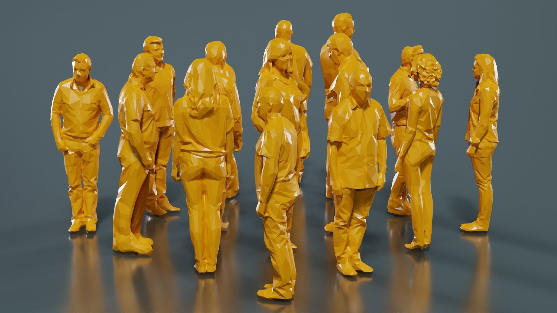 Low Poly Persons 12 Low-poly 3D model_12