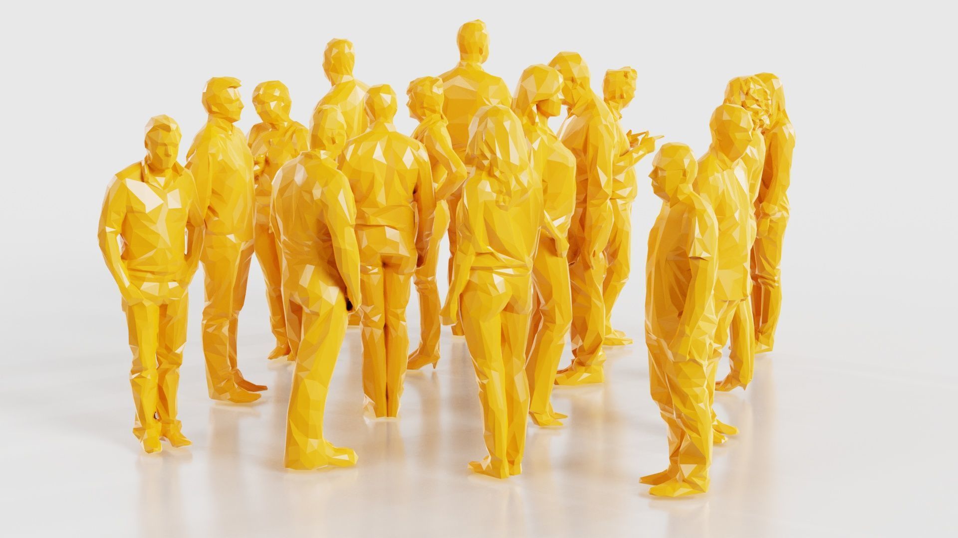 Low Poly Persons 12 Low-poly 3D model_15