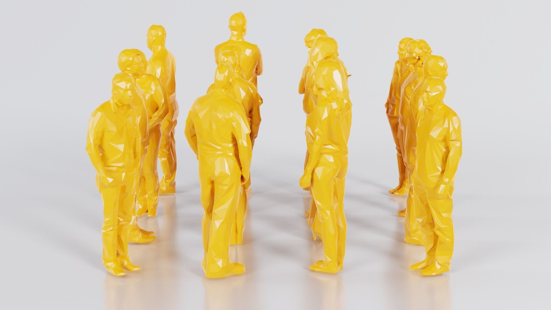 Low Poly Persons 12 Low-poly 3D model_5