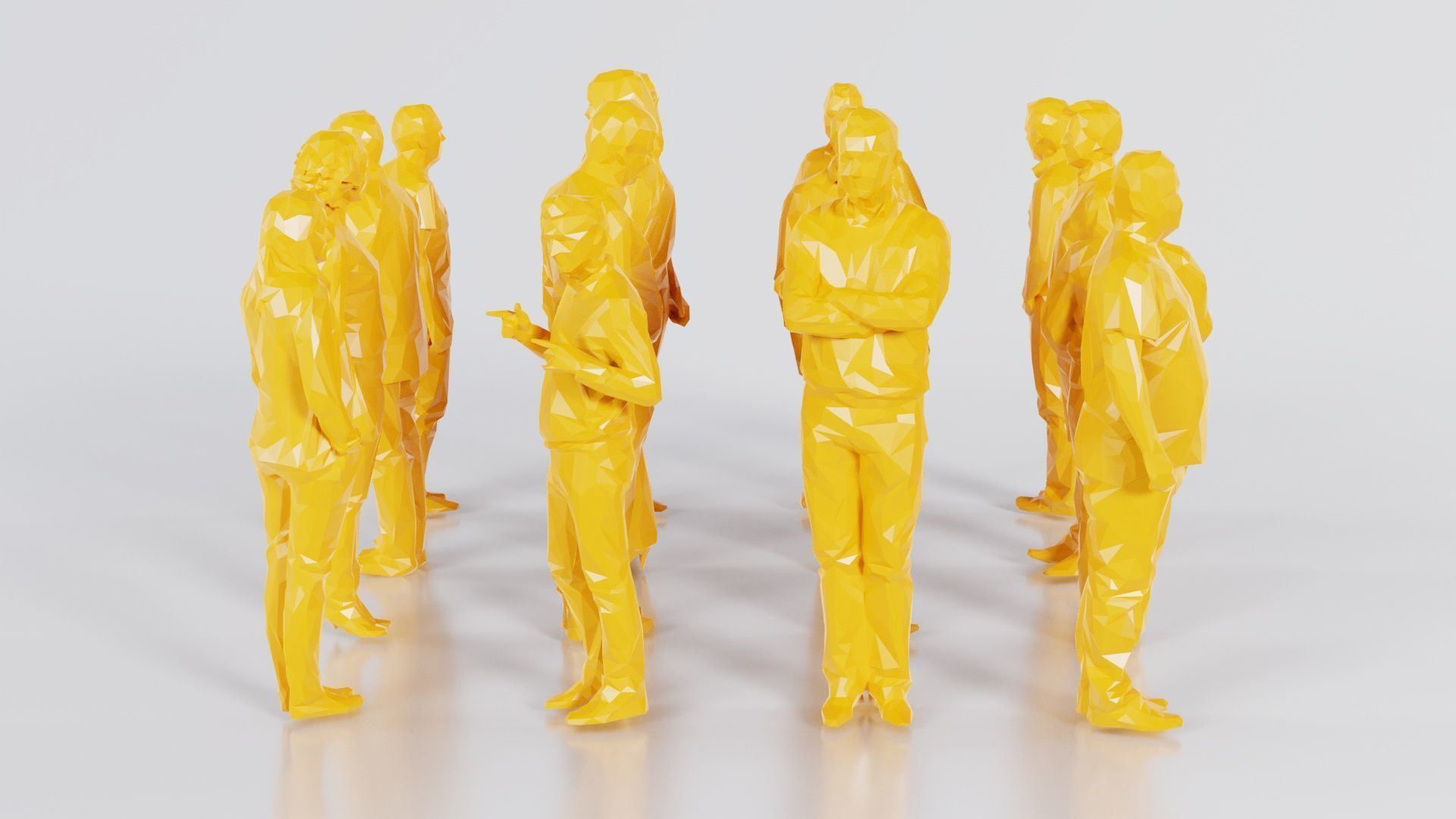 Low Poly Persons 12 Low-poly 3D model_6