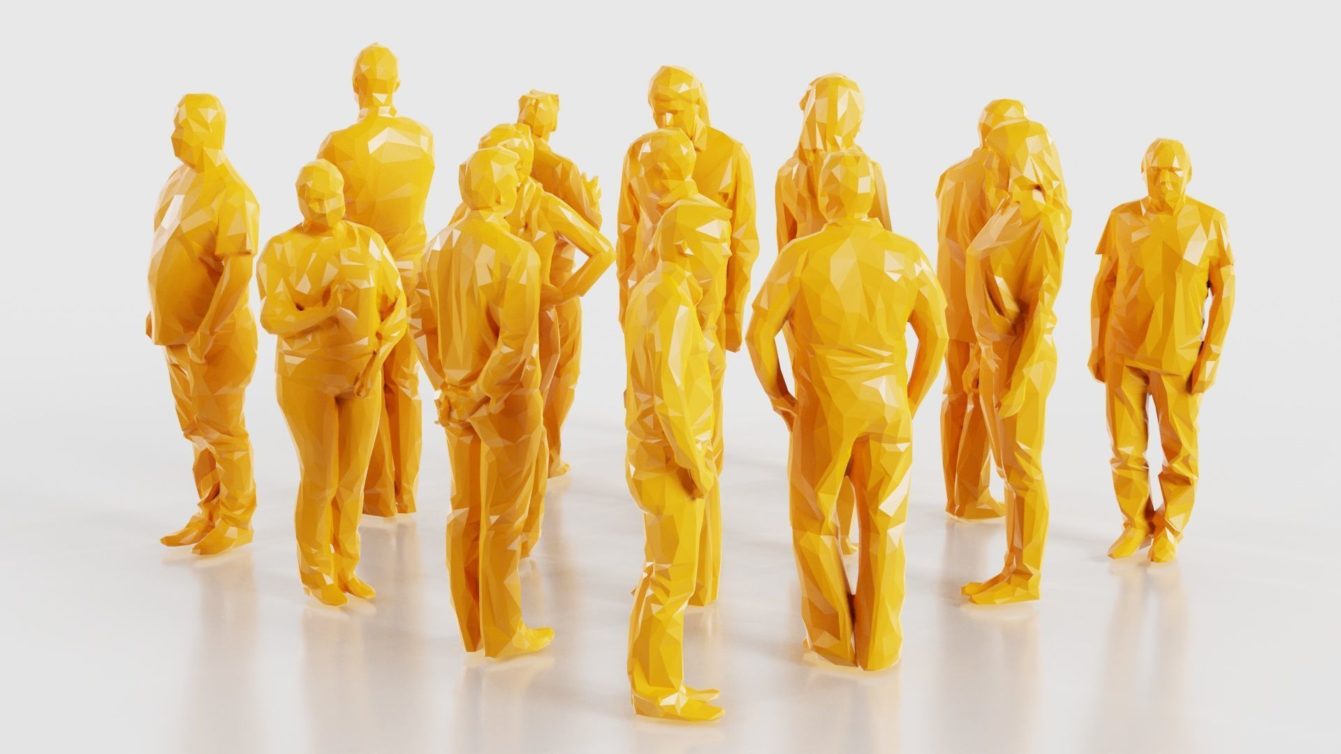 Low Poly Persons 12 Low-poly 3D model_17