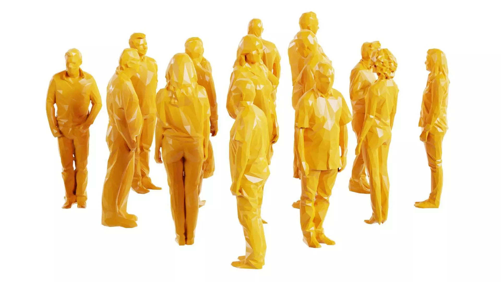 Low Poly Persons 12 Low-poly 3D model_0