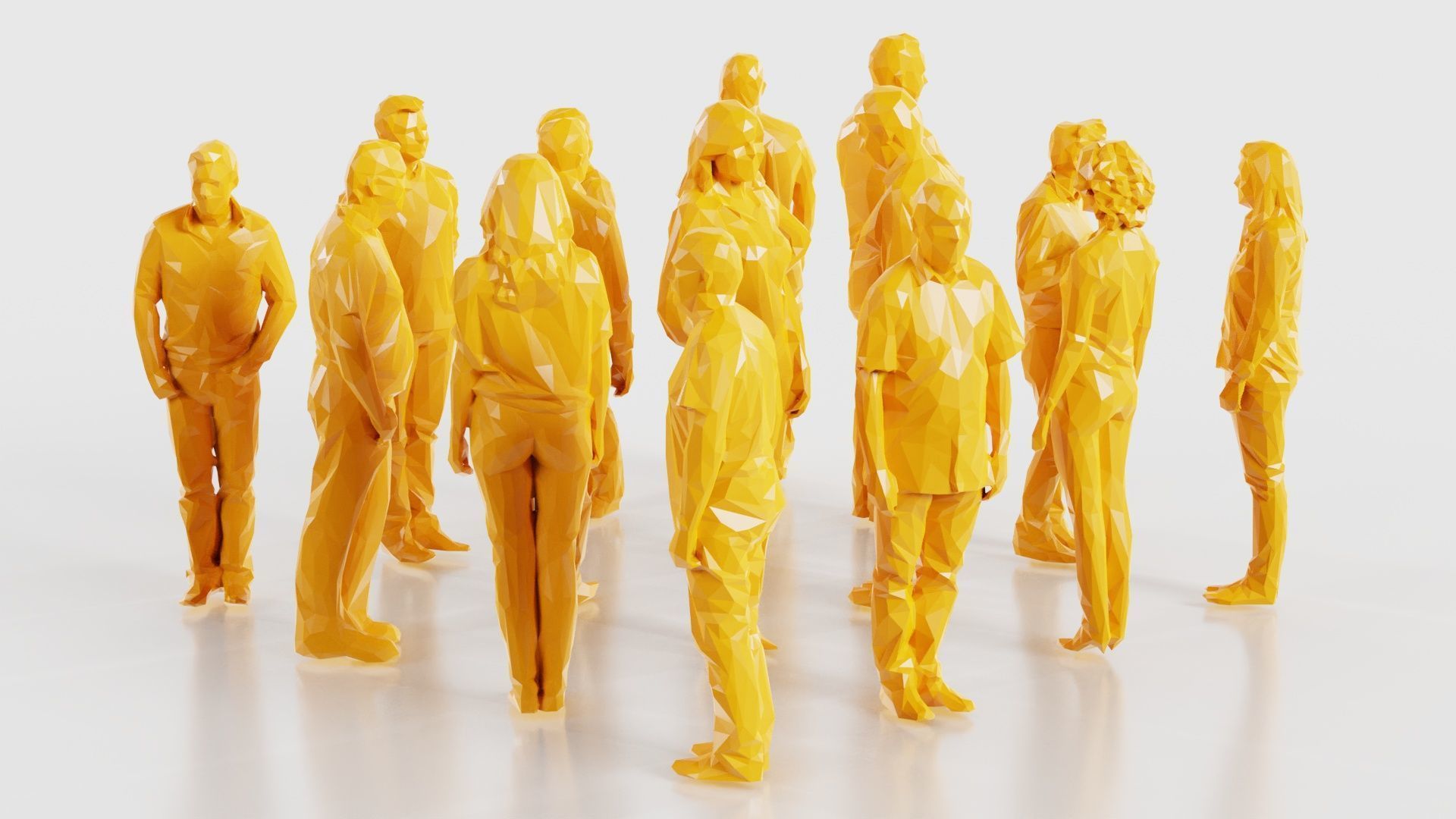 Low Poly Persons 12 Low-poly 3D model_14