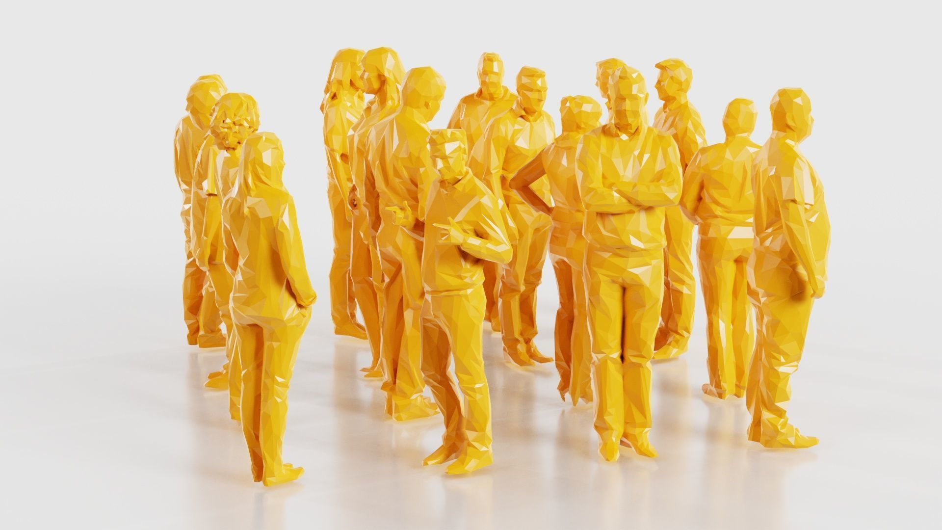 Low Poly Persons 12 Low-poly 3D model_22