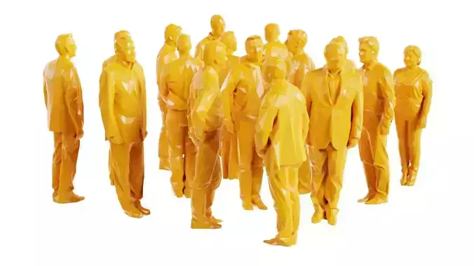 Low Poly Persons 2 Low-poly 3D model