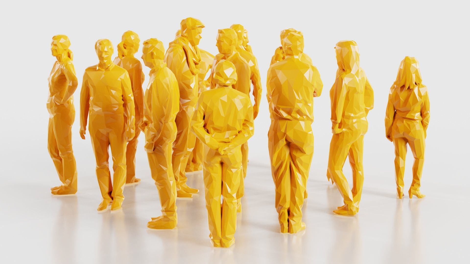 Low Poly Persons 5 Low-poly 3D model_23