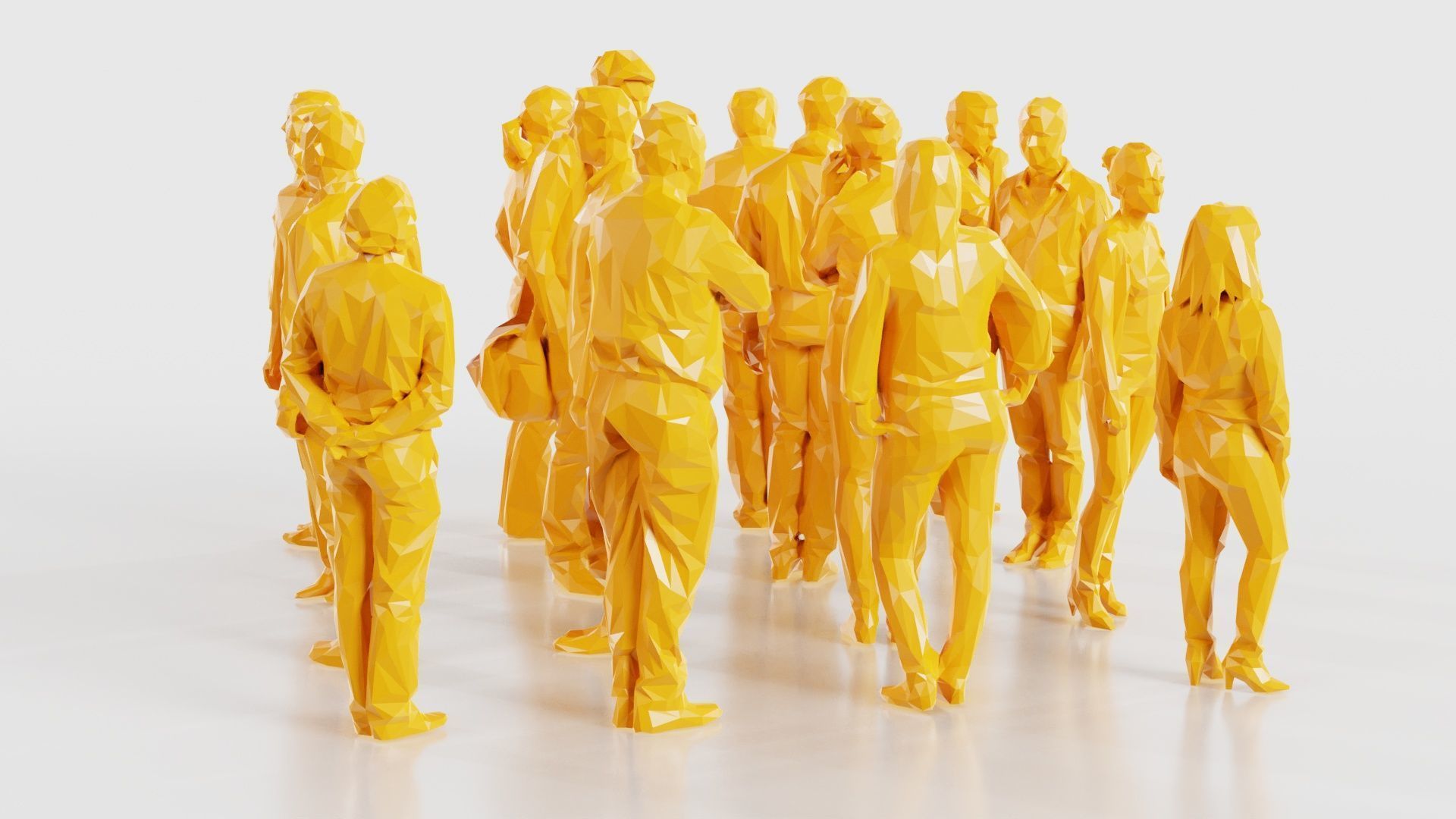 Low Poly Persons 5 Low-poly 3D model_22