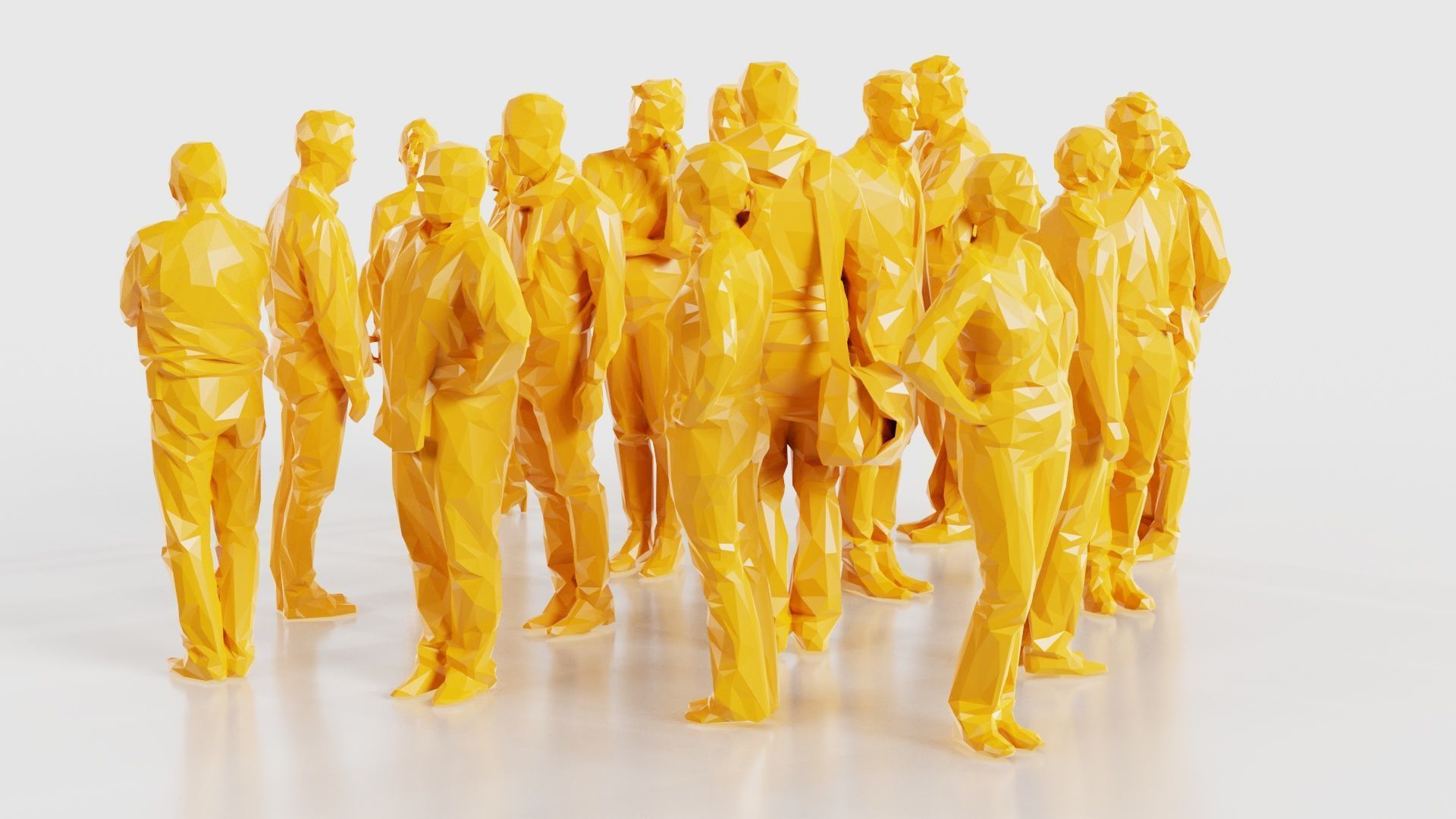 Low Poly Persons 5 Low-poly 3D model_15