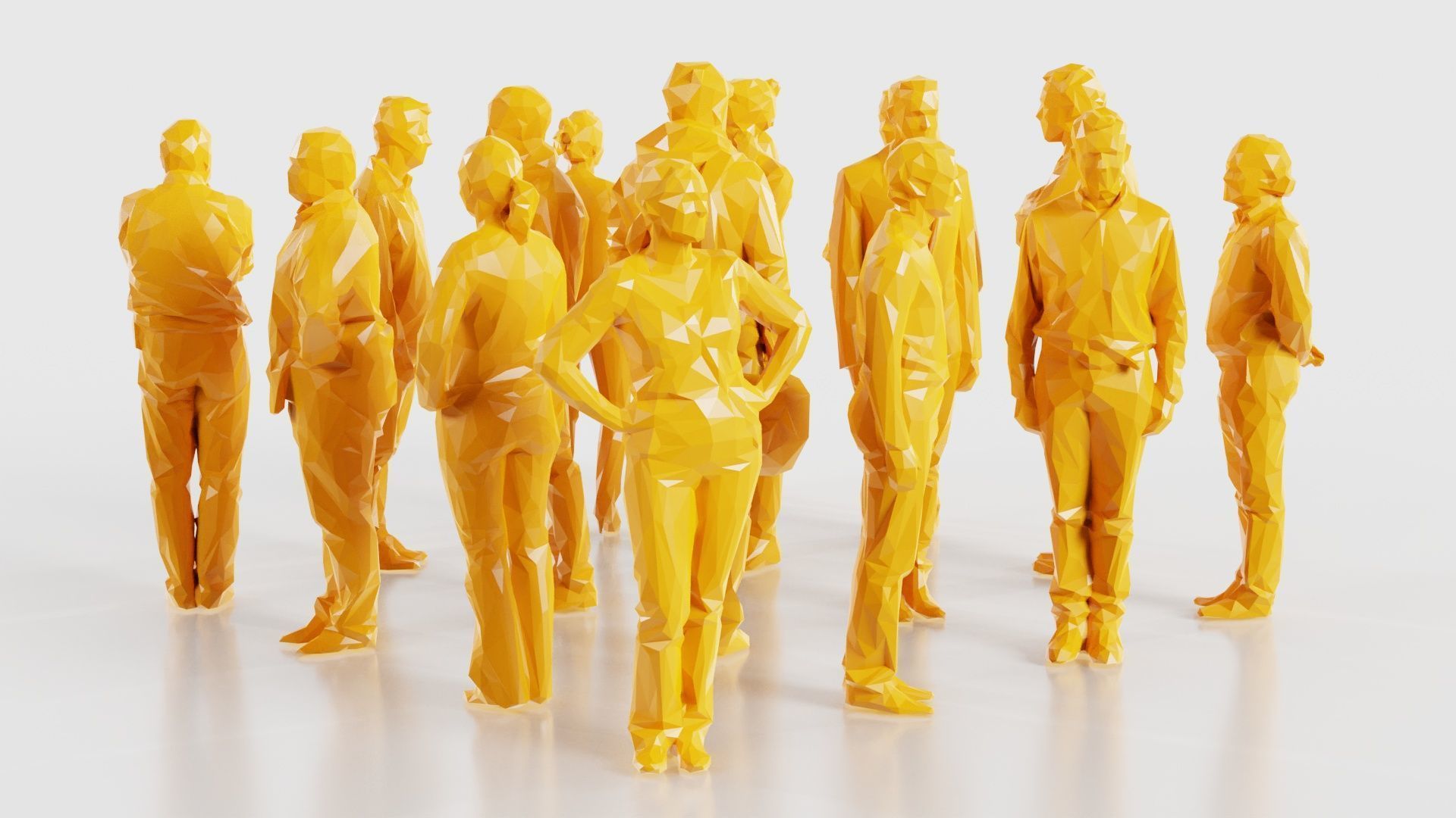 Low Poly Persons 5 Low-poly 3D model_14