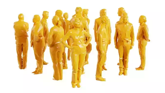 Low Poly Persons 5 Low-poly 3D model