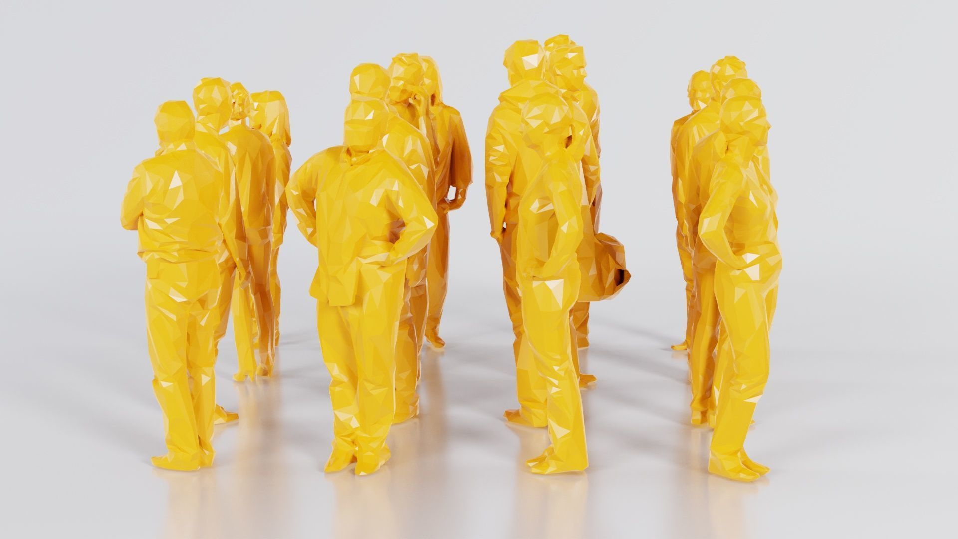 Low Poly Persons 5 Low-poly 3D model_5