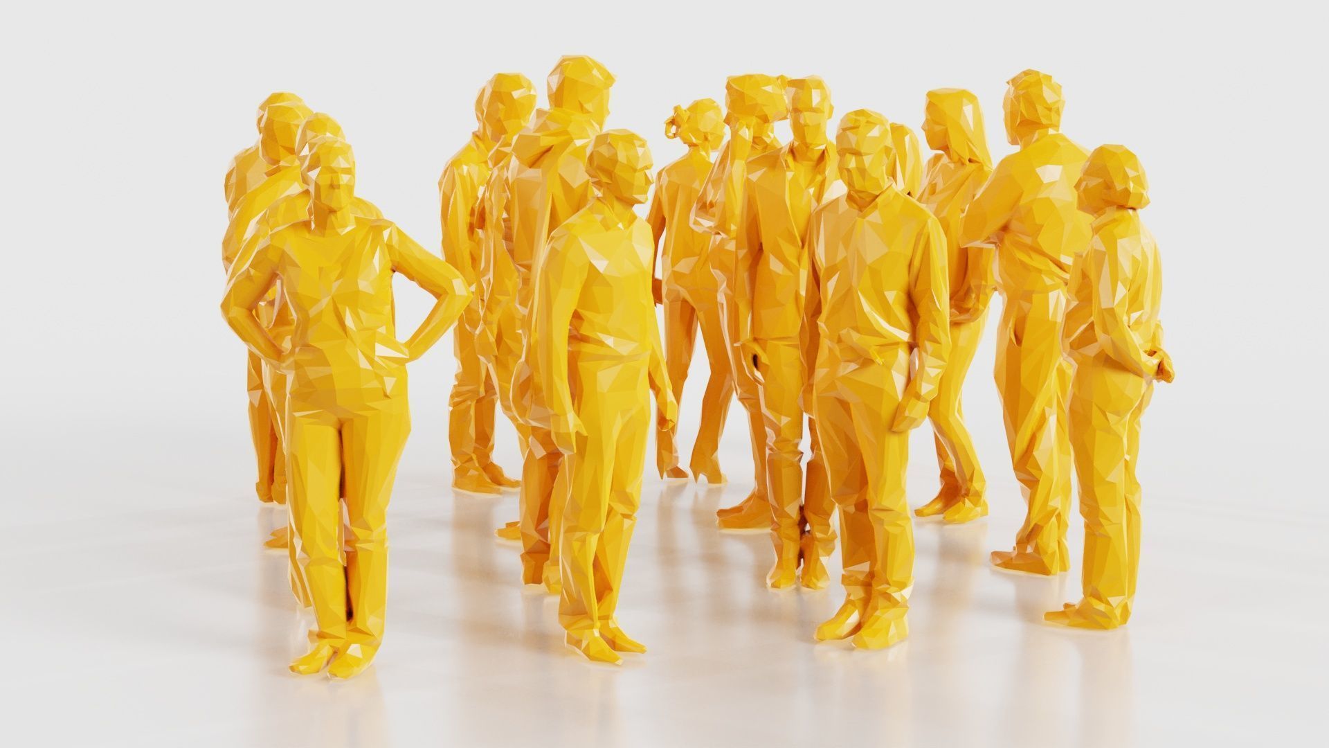 Low Poly Persons 5 Low-poly 3D model_25