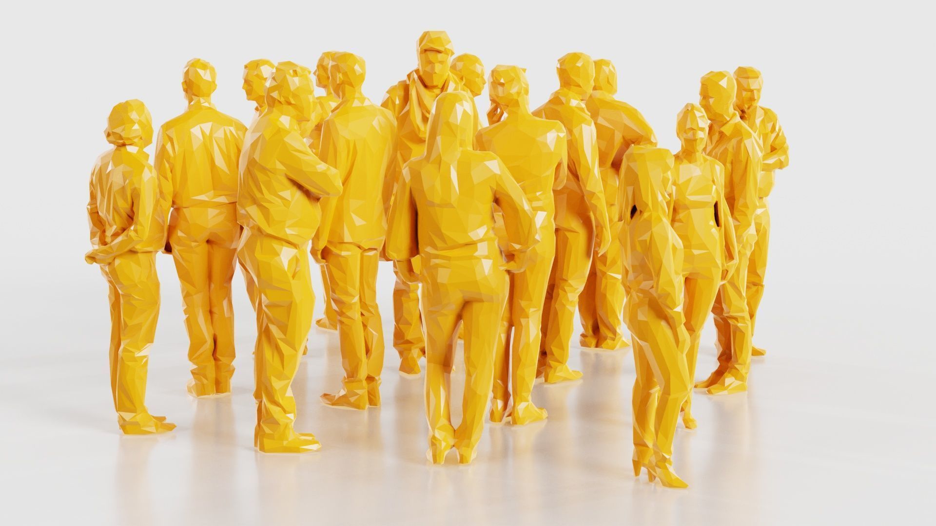 Low Poly Persons 5 Low-poly 3D model_21