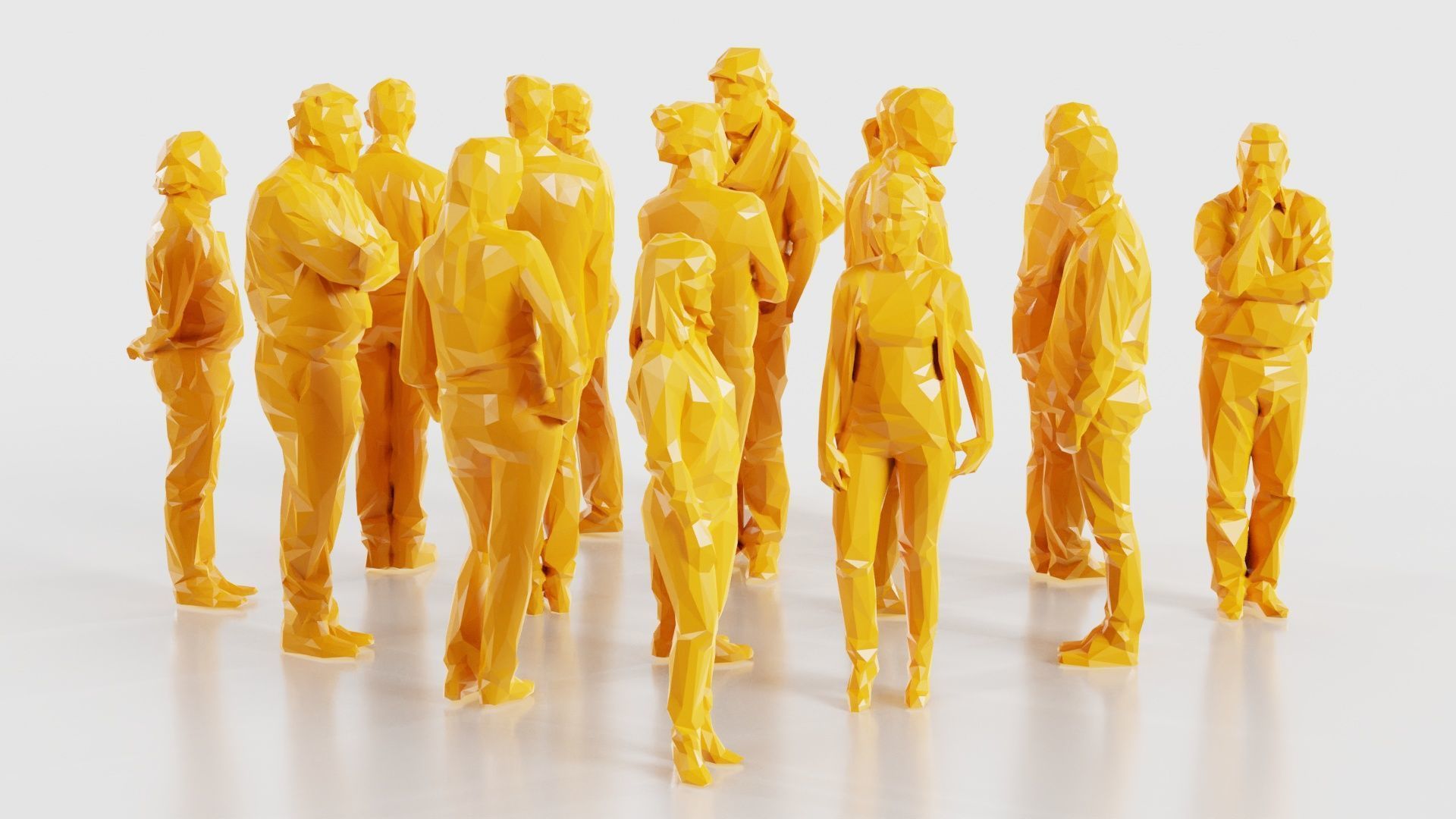 Low Poly Persons 5 Low-poly 3D model_20