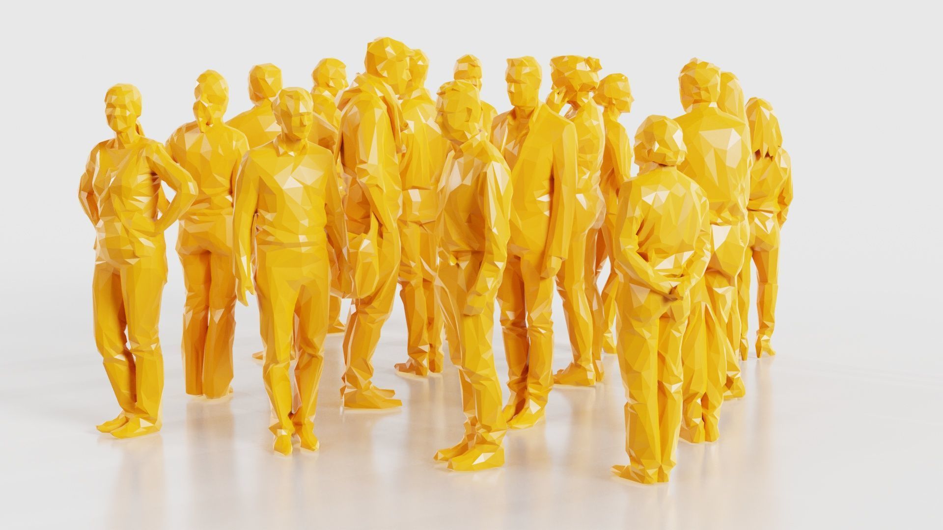 Low Poly Persons 5 Low-poly 3D model_24