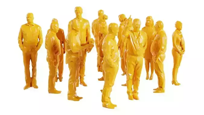 Low Poly Persons 6 Low-poly 3D model
