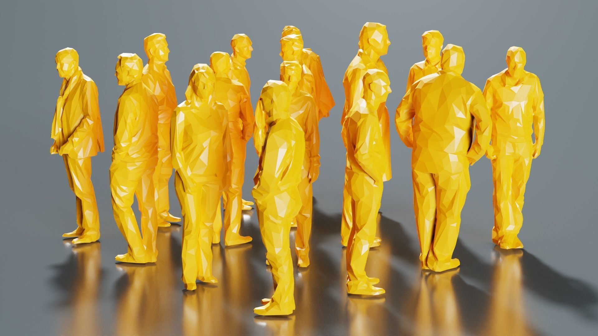 Low Poly Persons 7 Low-poly 3D model_5