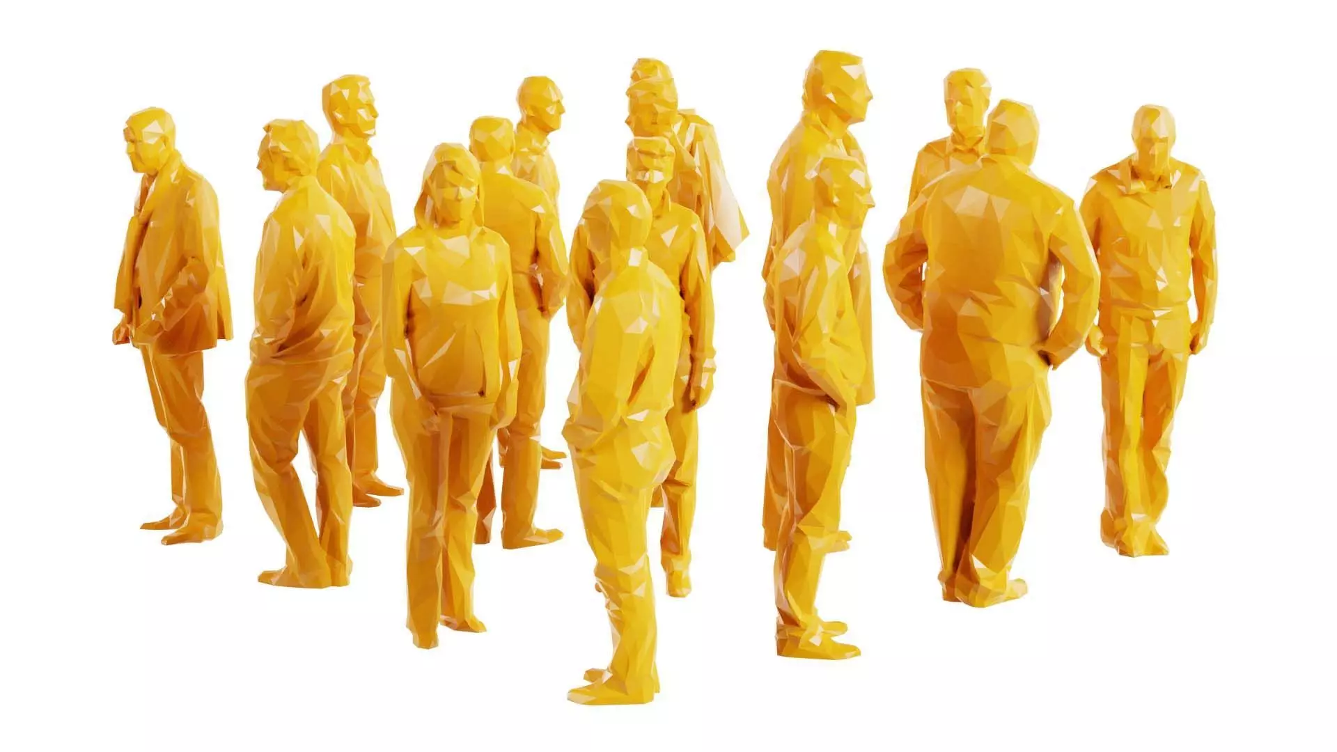 Low Poly Persons 7 Low-poly 3D model_0