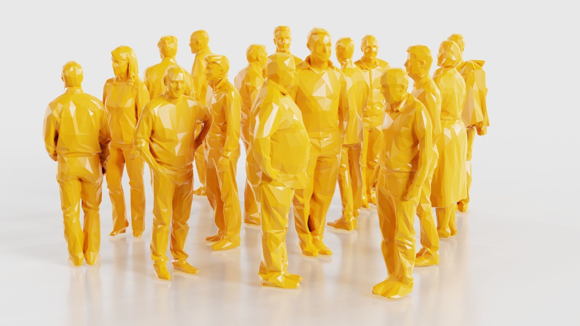 Low Poly Persons 7 Low-poly 3D model_24