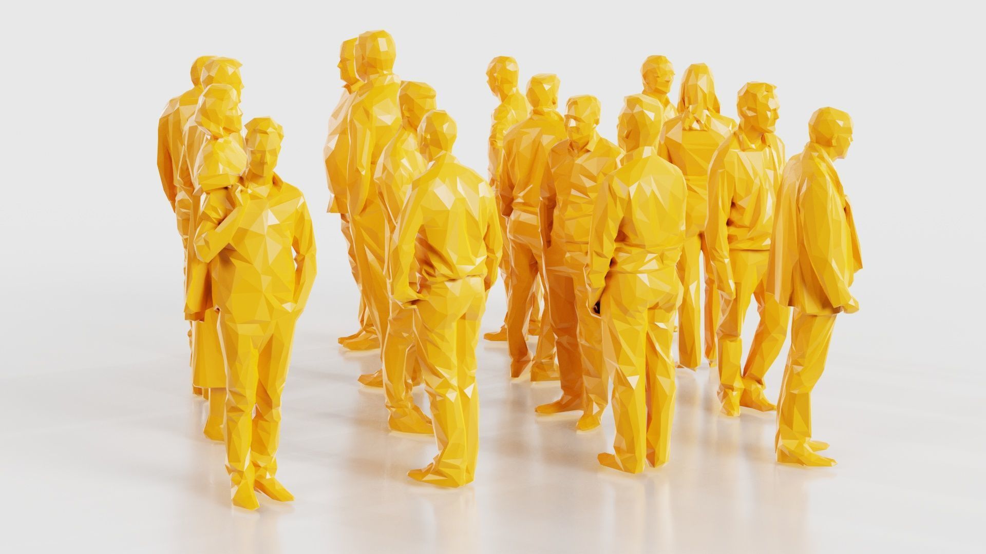 Low Poly Persons 7 Low-poly 3D model_19