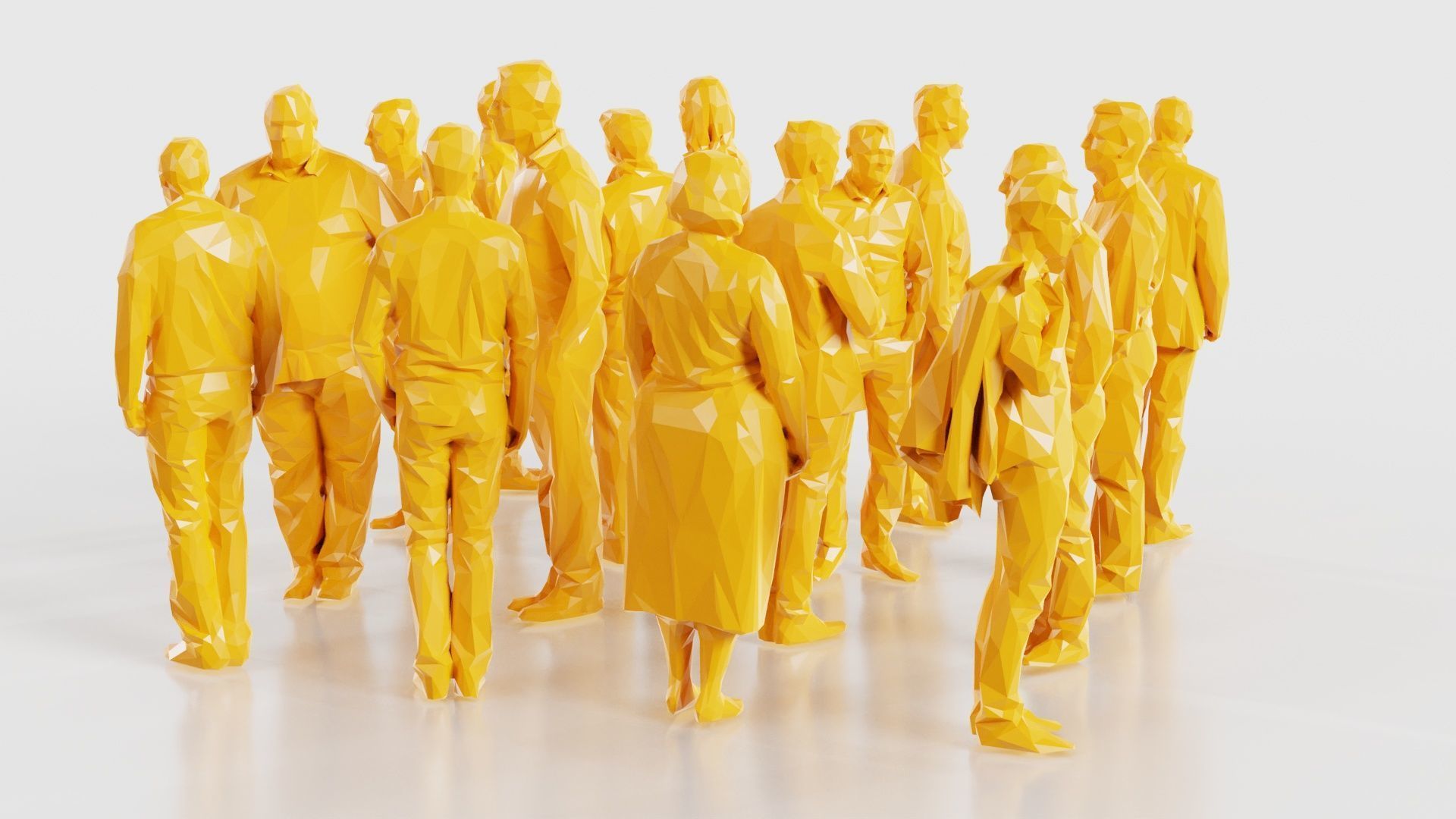 Low Poly Persons 7 Low-poly 3D model_21