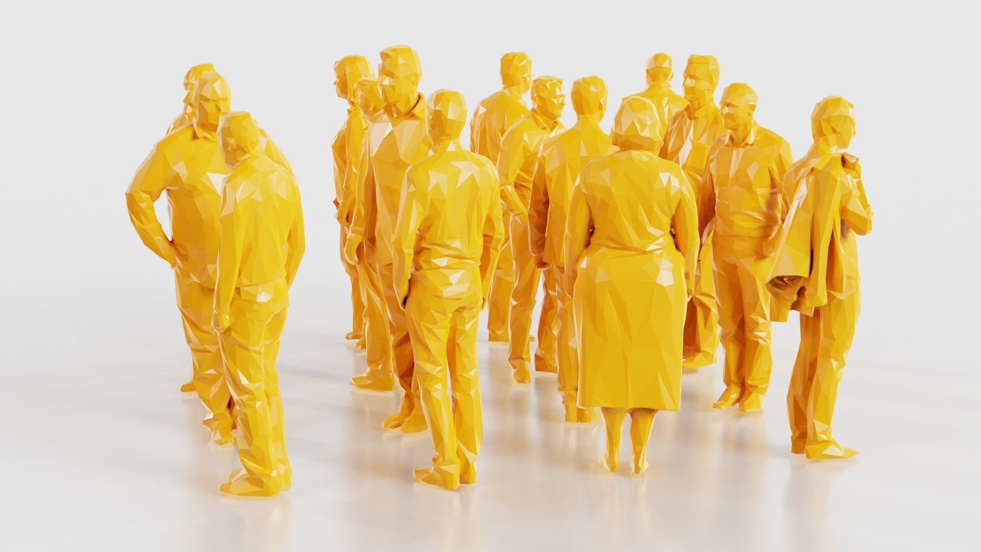 Low Poly Persons 7 Low-poly 3D model_22