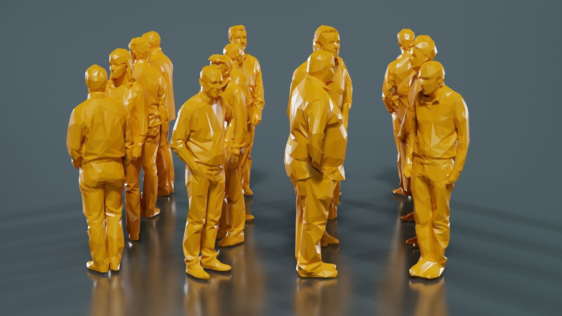 Low Poly Persons 7 Low-poly 3D model_7