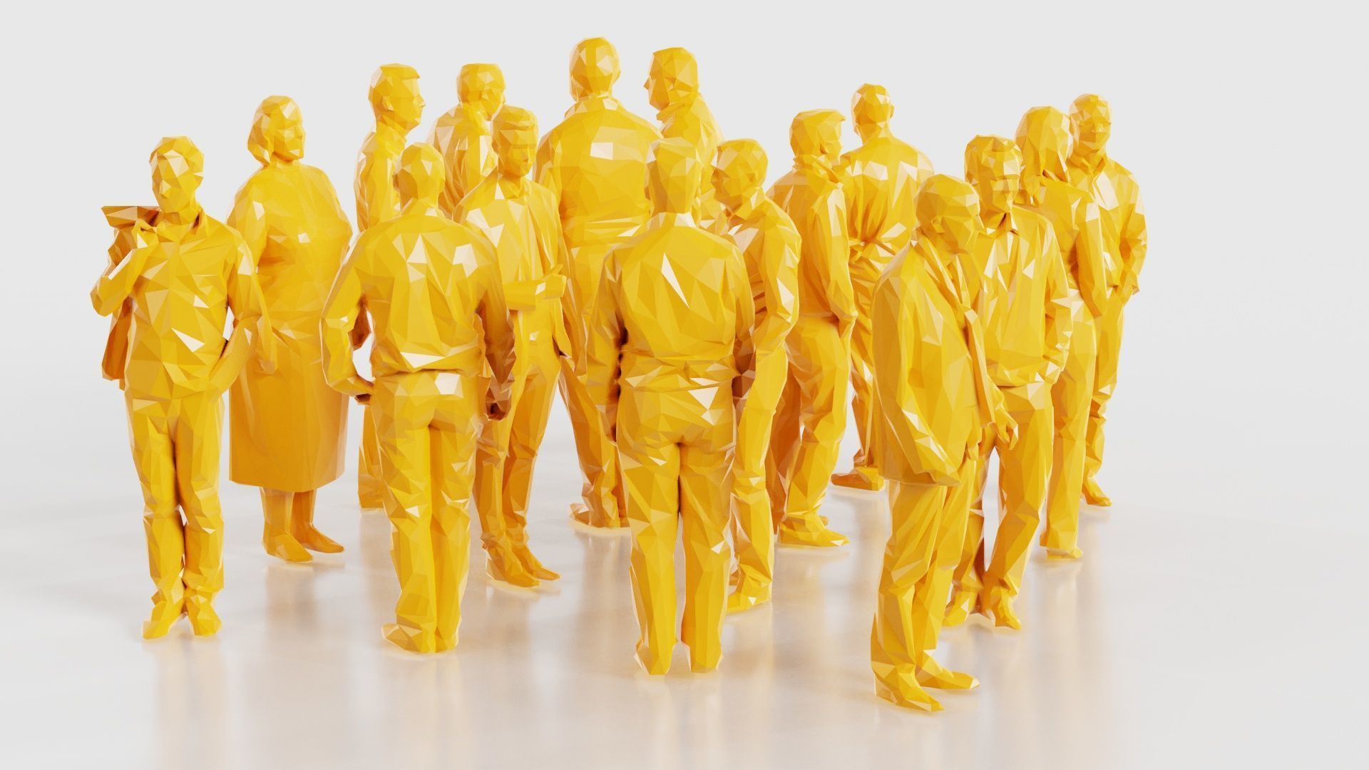 Low Poly Persons 7 Low-poly 3D model_18