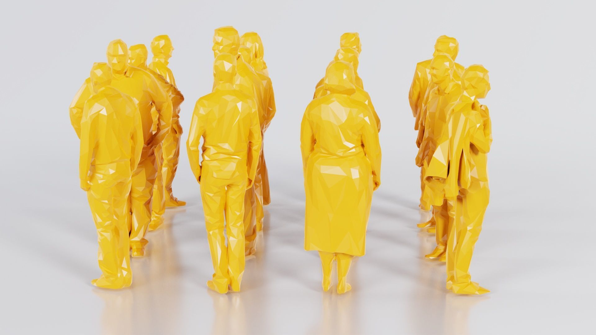 Low Poly Persons 7 Low-poly 3D model_1